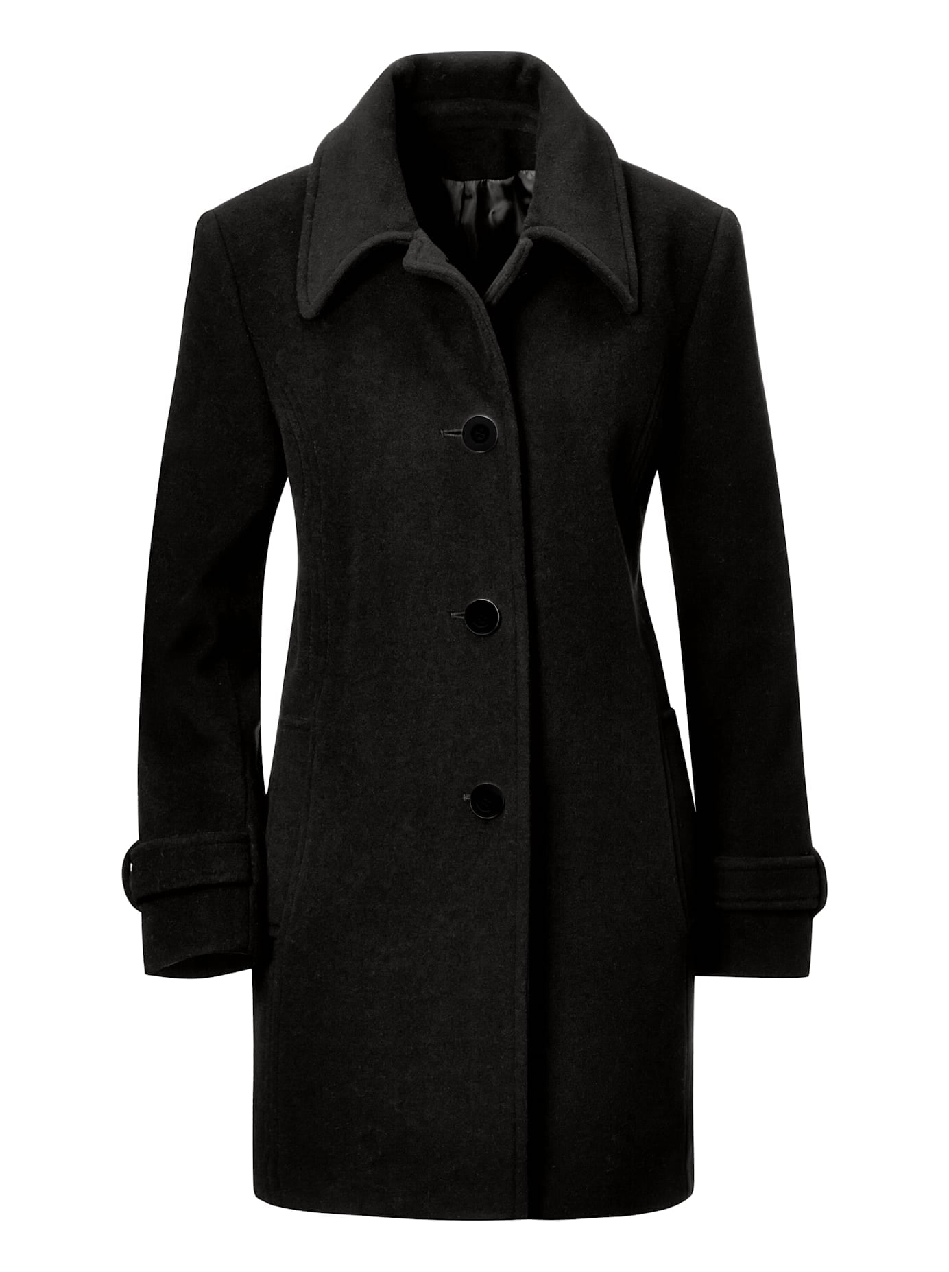 Classic Wolljacke, ohne Kapuze