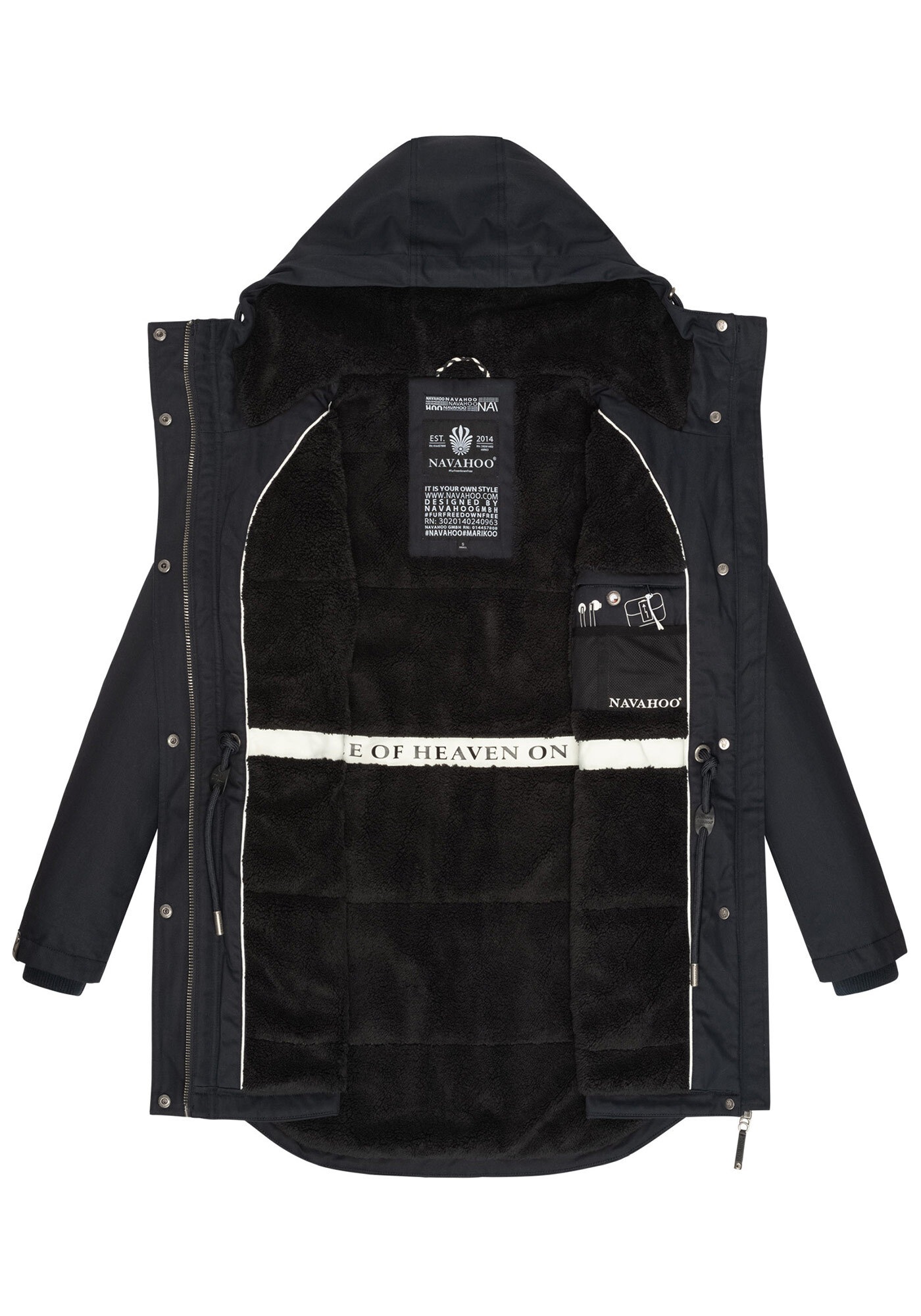 Navahoo Winterjacke »Navahoo Winterfunke Damen Winterjacke N038«