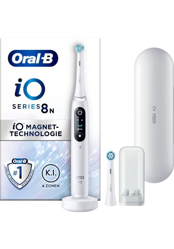 Oral B Elektrische Zahnbürste »iO 8«, 2 St. Aufsteckbürsten, mit Magnet-Technologie, 6... kaufen