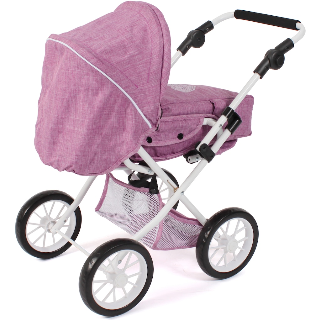 CHIC2000 Kombi-Puppenwagen »Leni, Jeans Pink«