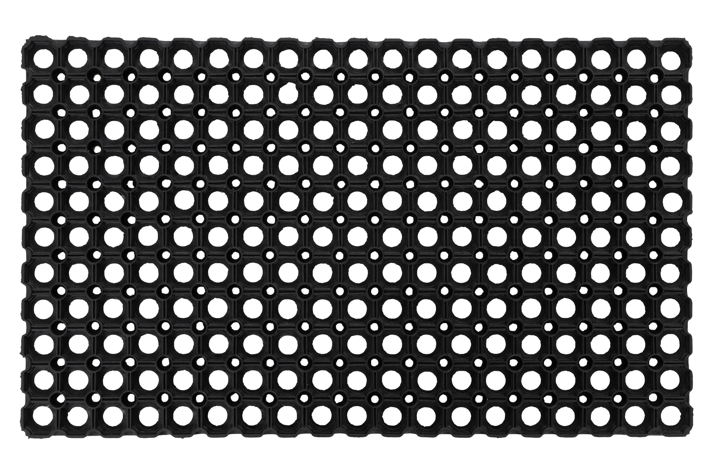 Kayoom Fußmatte "Clean Way 125" rechteckig 18 mm Höhe Türmatte, Gummi Matte, schmutzabweisend, Eingang