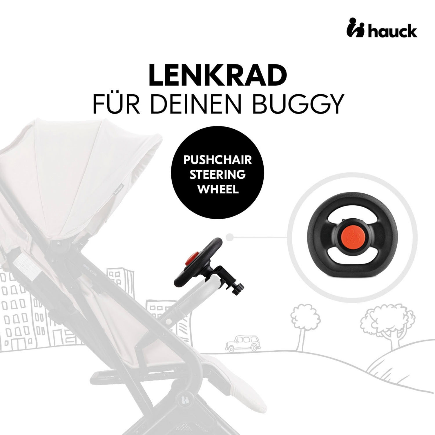 Hauck Spielzeug-Lenkrad »Pushchair Steering Wheel«