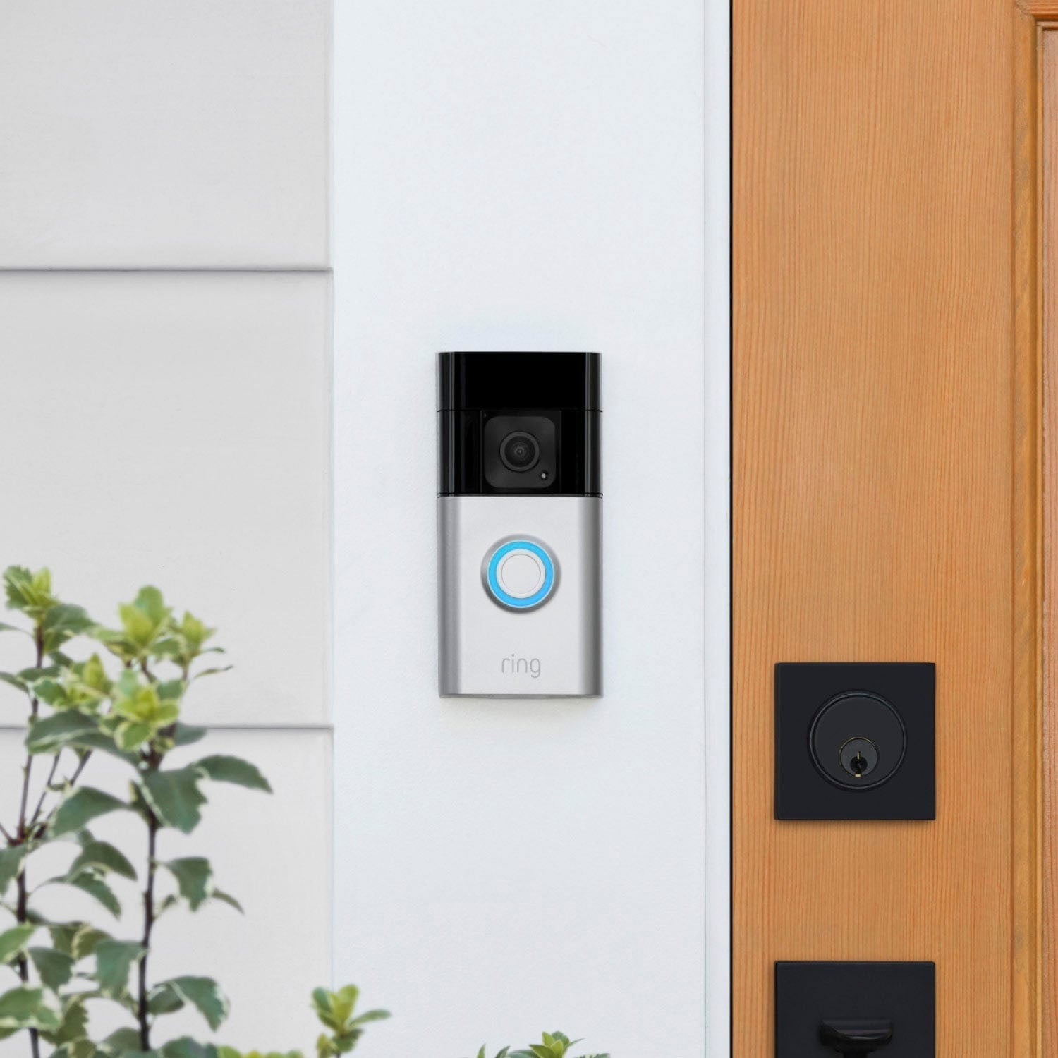 Ring Smart Home Türklingel »Akku-Videotürklingel Plus«, Außenbereich-Innenbereich