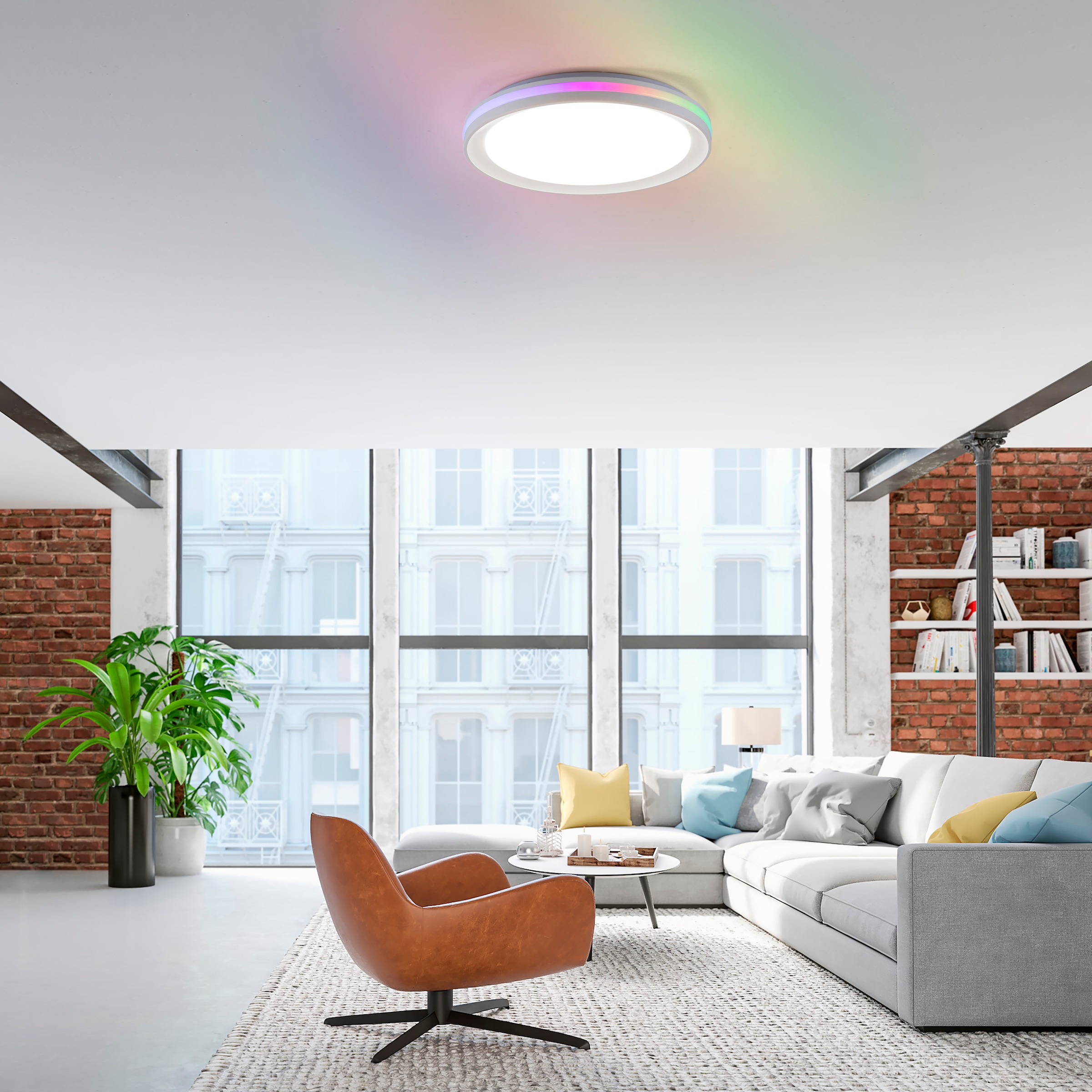 Leuchten Direkt Deckenleuchte »RIBBON«, LED, CCT - dimmbar über  Fernbedienung online kaufen | mit 3 Jahren XXL Garantie