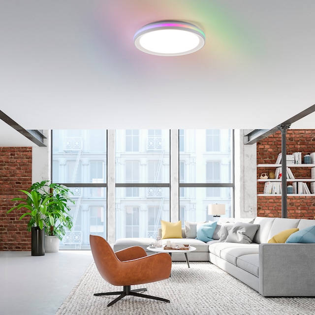 Leuchten Direkt Deckenleuchte »RIBBON«, LED, CCT - dimmbar über  Fernbedienung online kaufen | mit 3 Jahren XXL Garantie