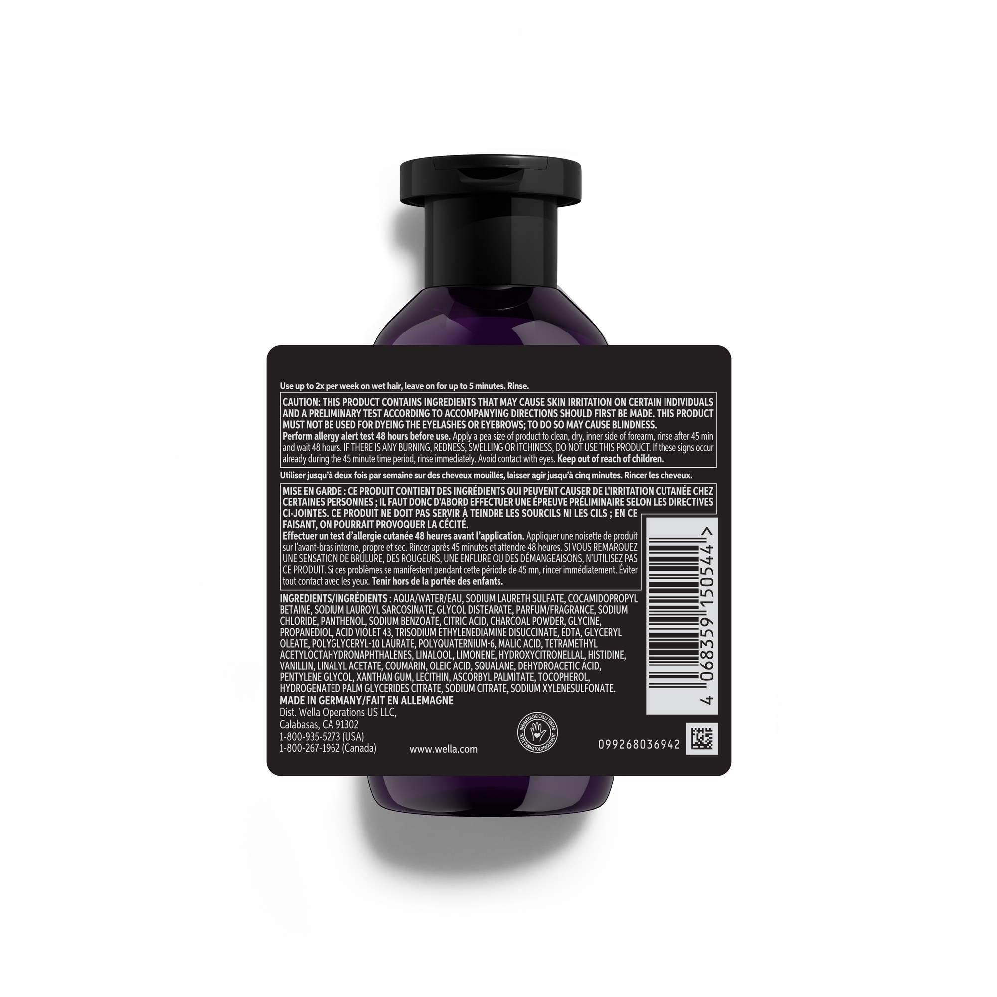 Wella Professionals Haarshampoo »Wella Professionals Ultimate Color Blonde Onyx Shampoo Step 1, 250ml«