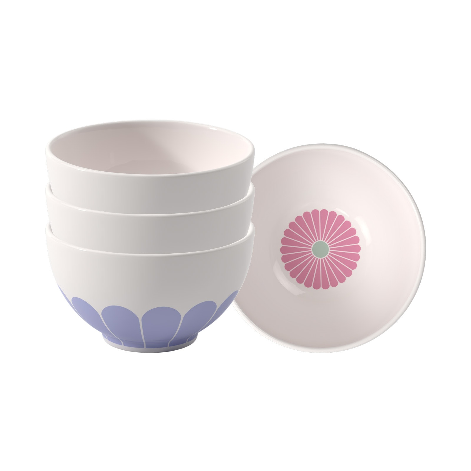 Villeroy & Boch Schale "Fleur Couleur 4 Stück" aus Porzellan