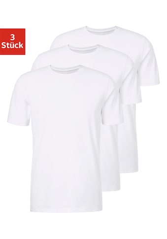 Bench. T-Shirt, (3er-Pack), super geeignet zum Drunterziehen, perfekte Passform, aus... kaufen