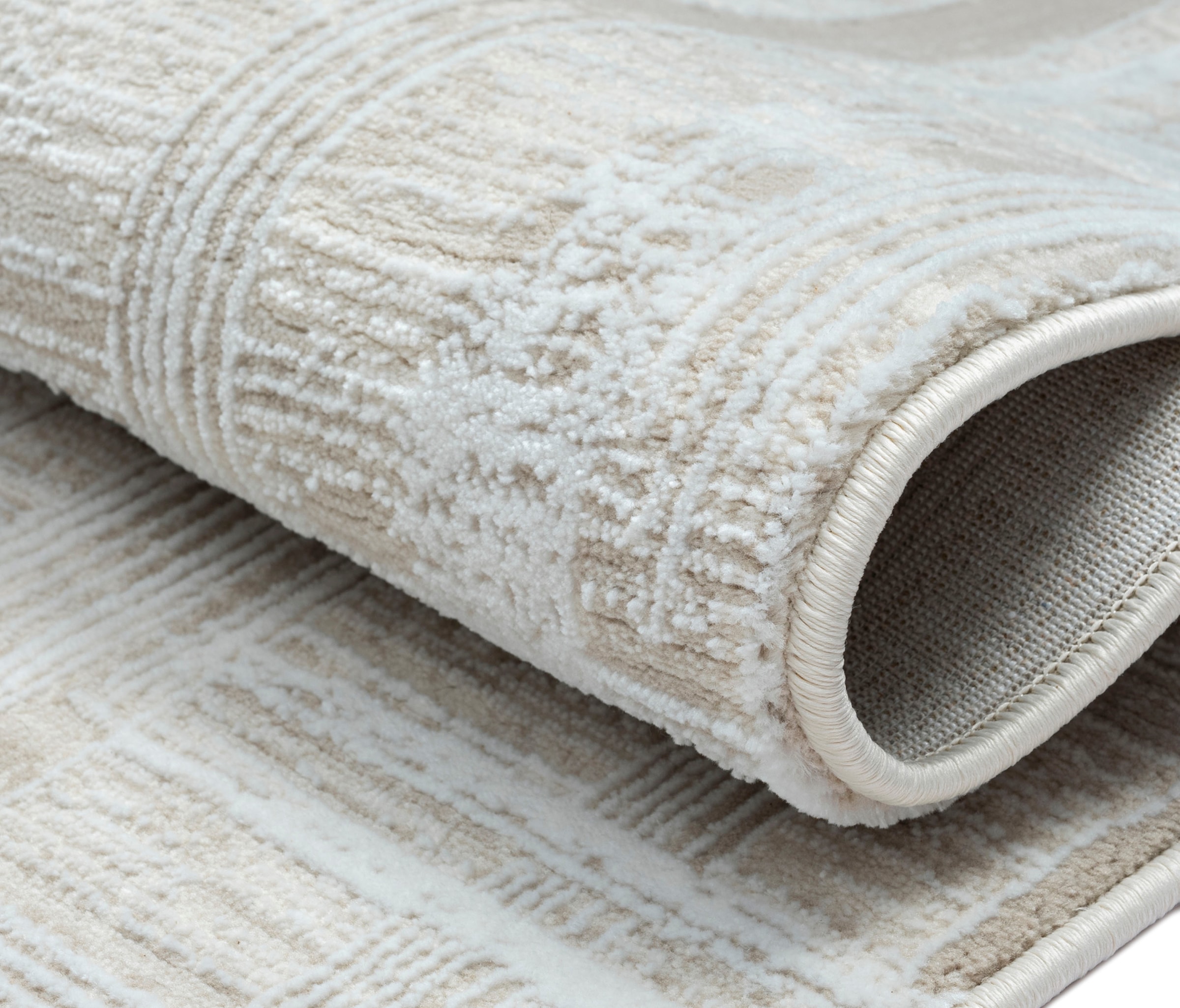 Myflair Möbel & Accessoires Teppich »My Favorite« rechteckig 10 mm Höhe Kurzflor, Retro-Style, mit Fransen, besonders weich