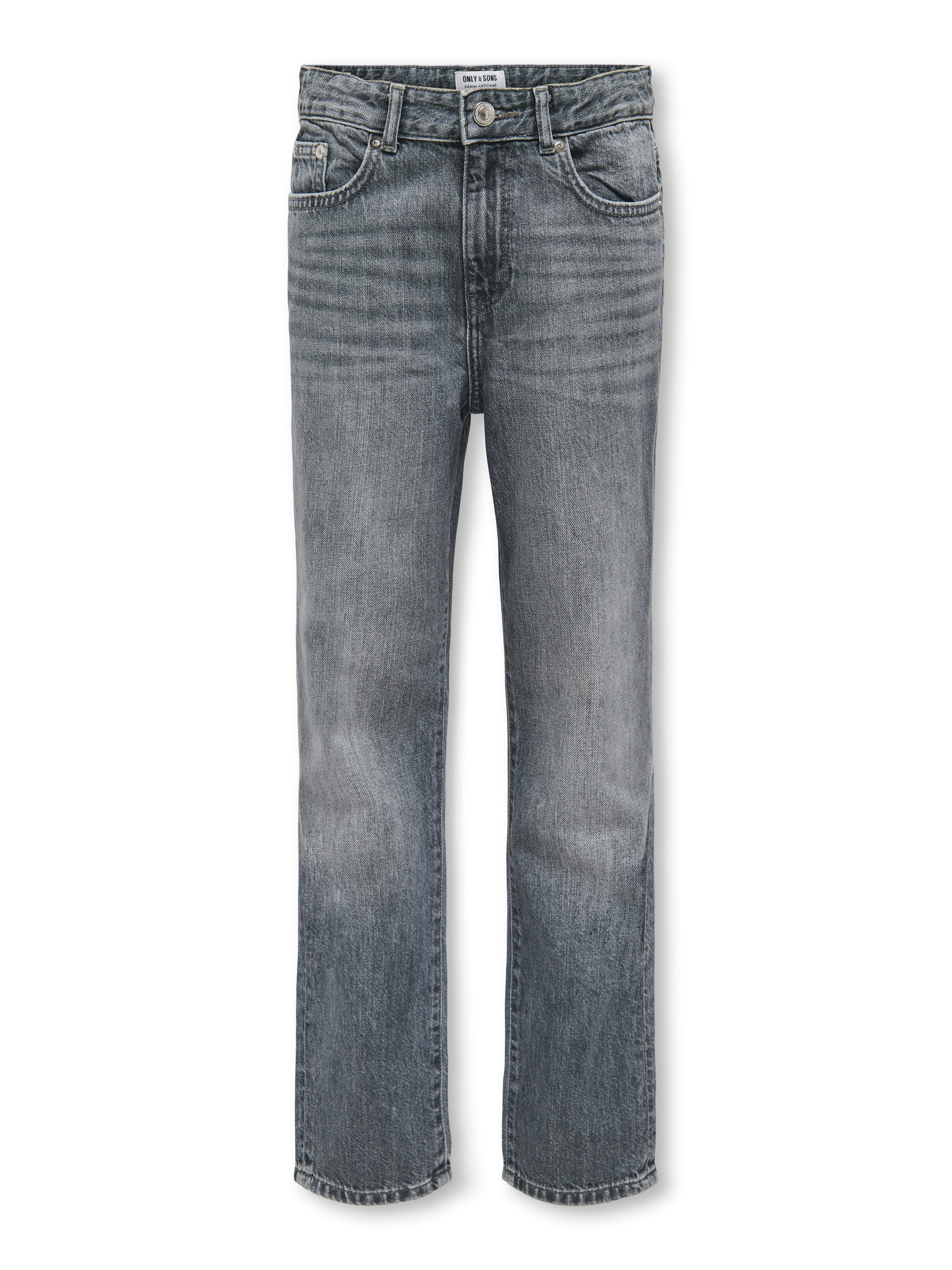 ONLY & SONS junior Straight-Jeans »OSJEDGE STRAIGHT MG 3365 TAI DNM NOOS« Baumwolle, loose fit