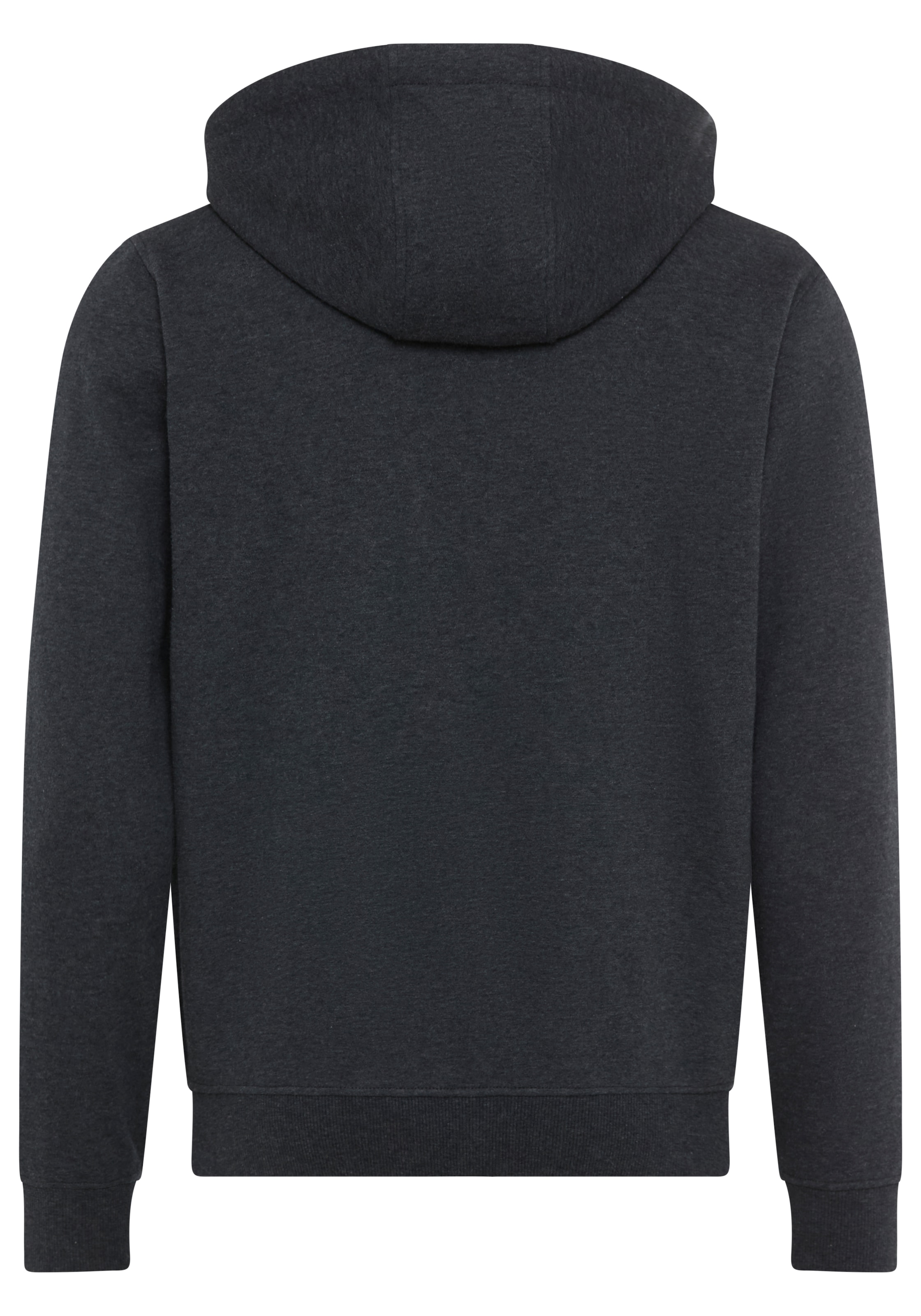 Bruno Banani Kapuzensweatjacke, moderner Brustprint