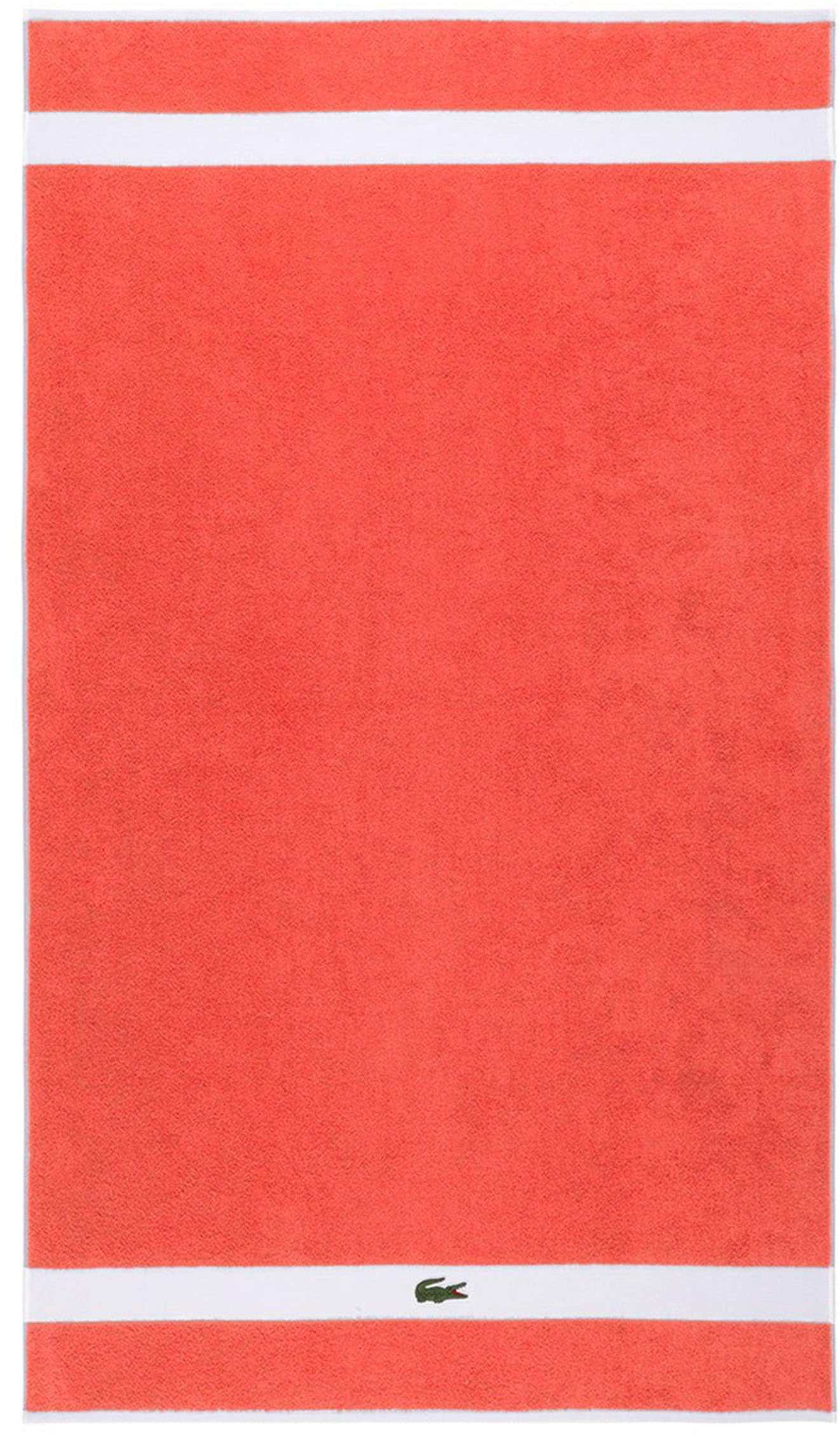 Lacoste Badetuch »LCASUAL« mit Label-Applikationen und Bordüre