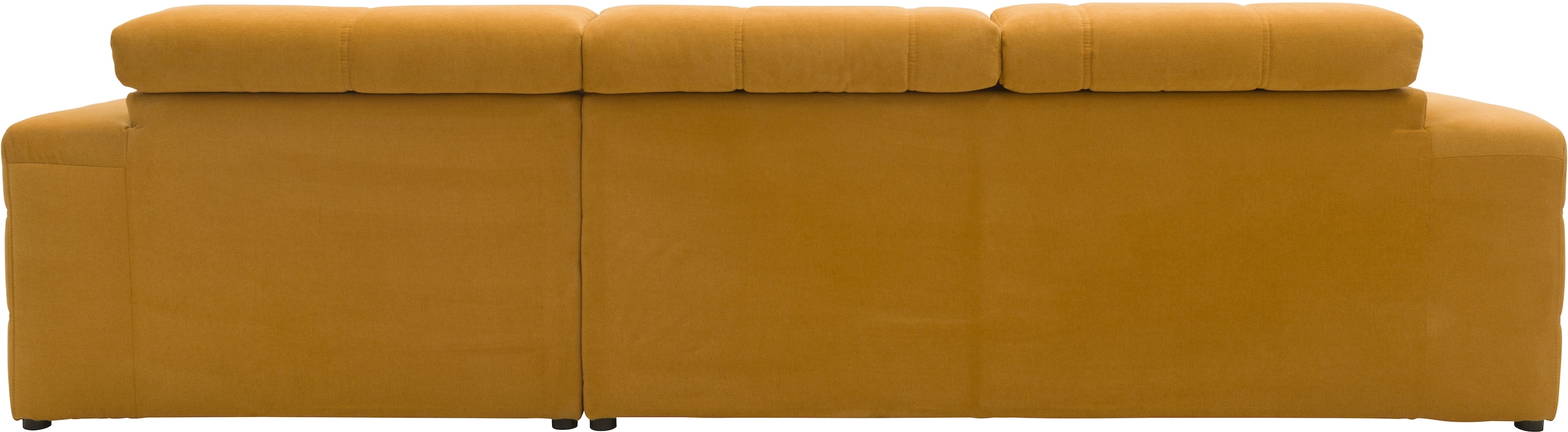 OTTO home Ecksofa »Ballerup 235 x 175 cm, auch mit verstellbarer Sitztiefe« Kopfteile verstellbar, aus pflegeleichtem, weichem Bezugsstoff, L-Form
