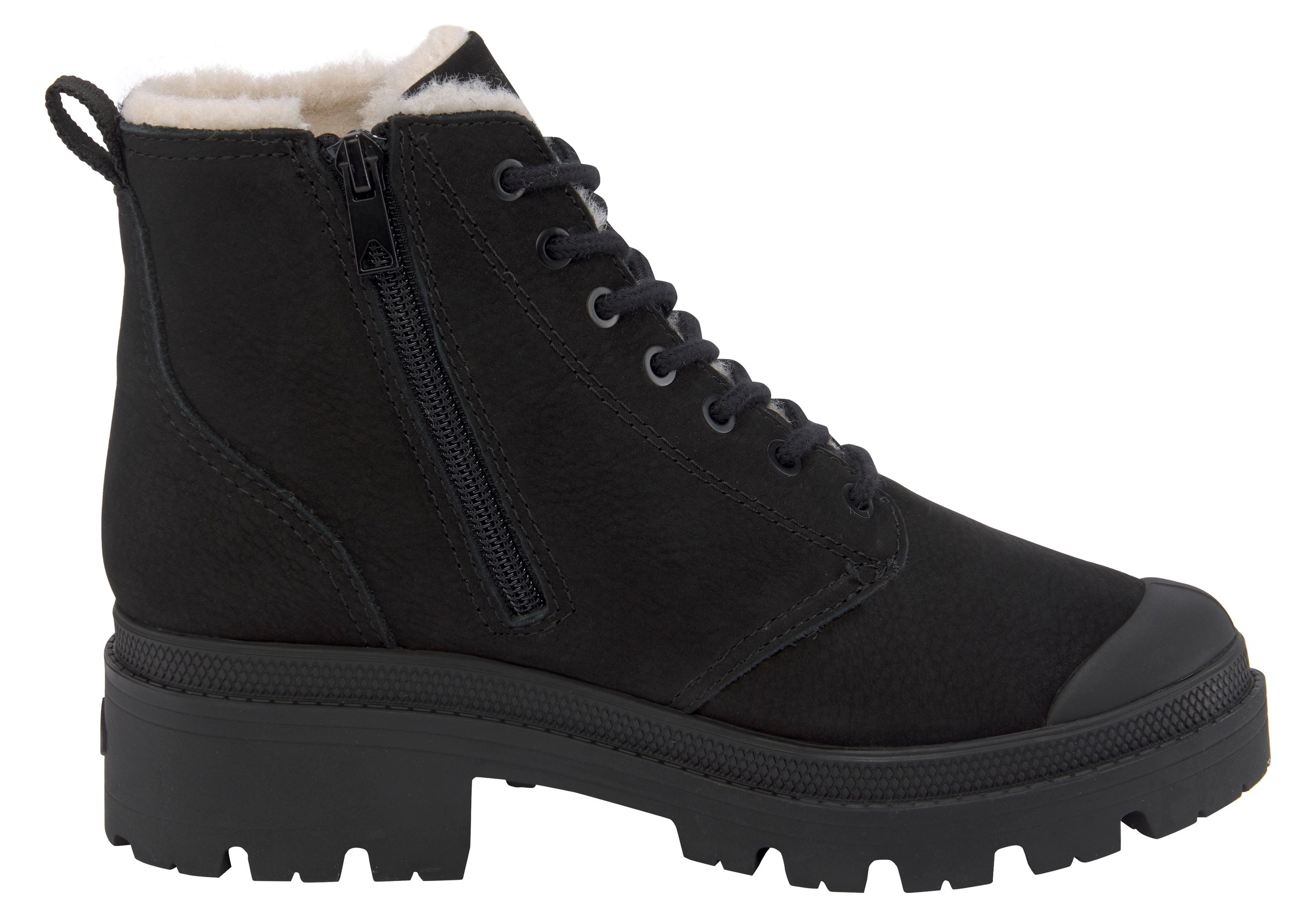Palladium Schnürboots »PALLABASE NBK ZIP WL«, gefüttert