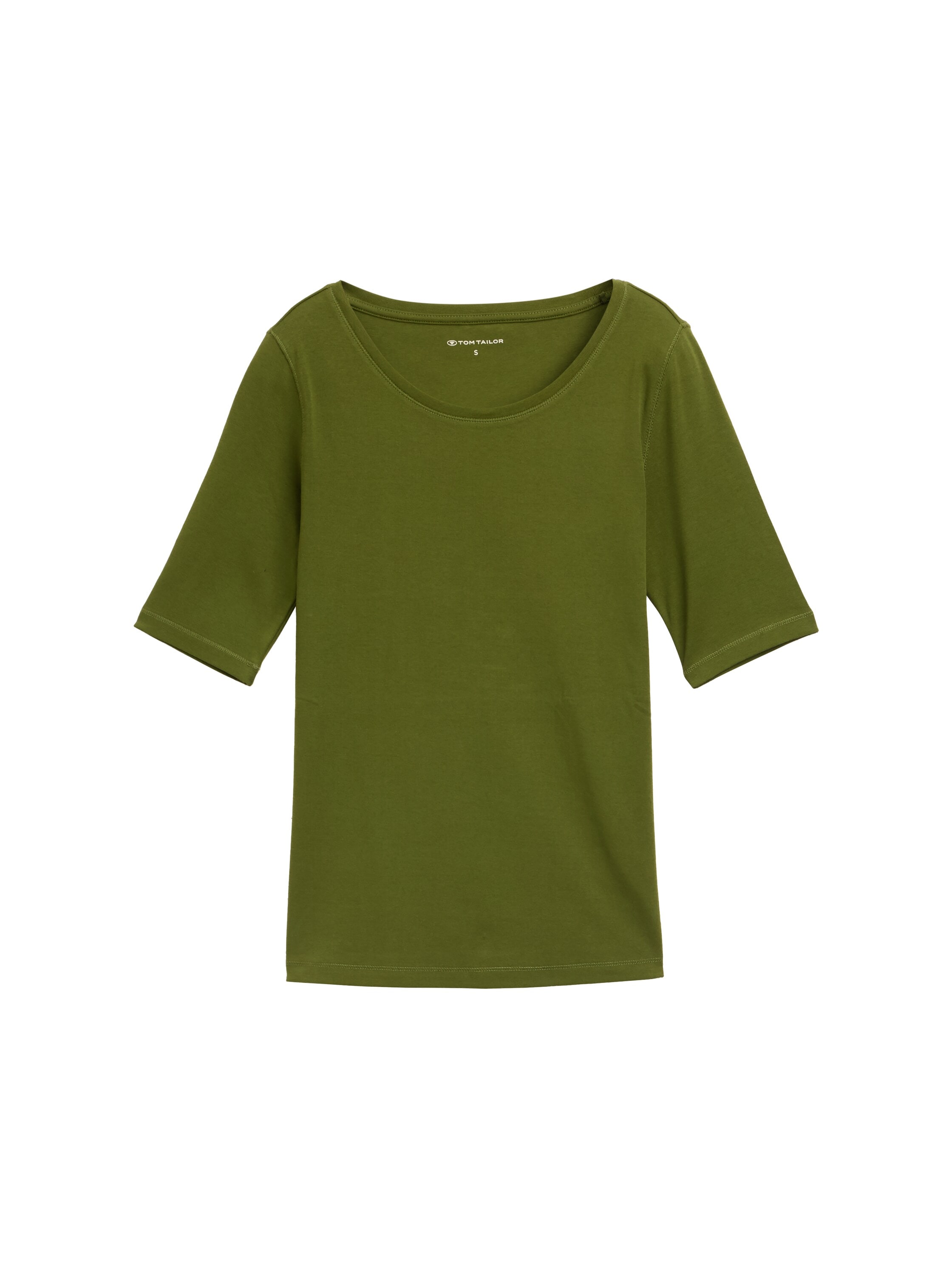 TOM TAILOR T-Shirt, mit großem Rundhalsausschnitt