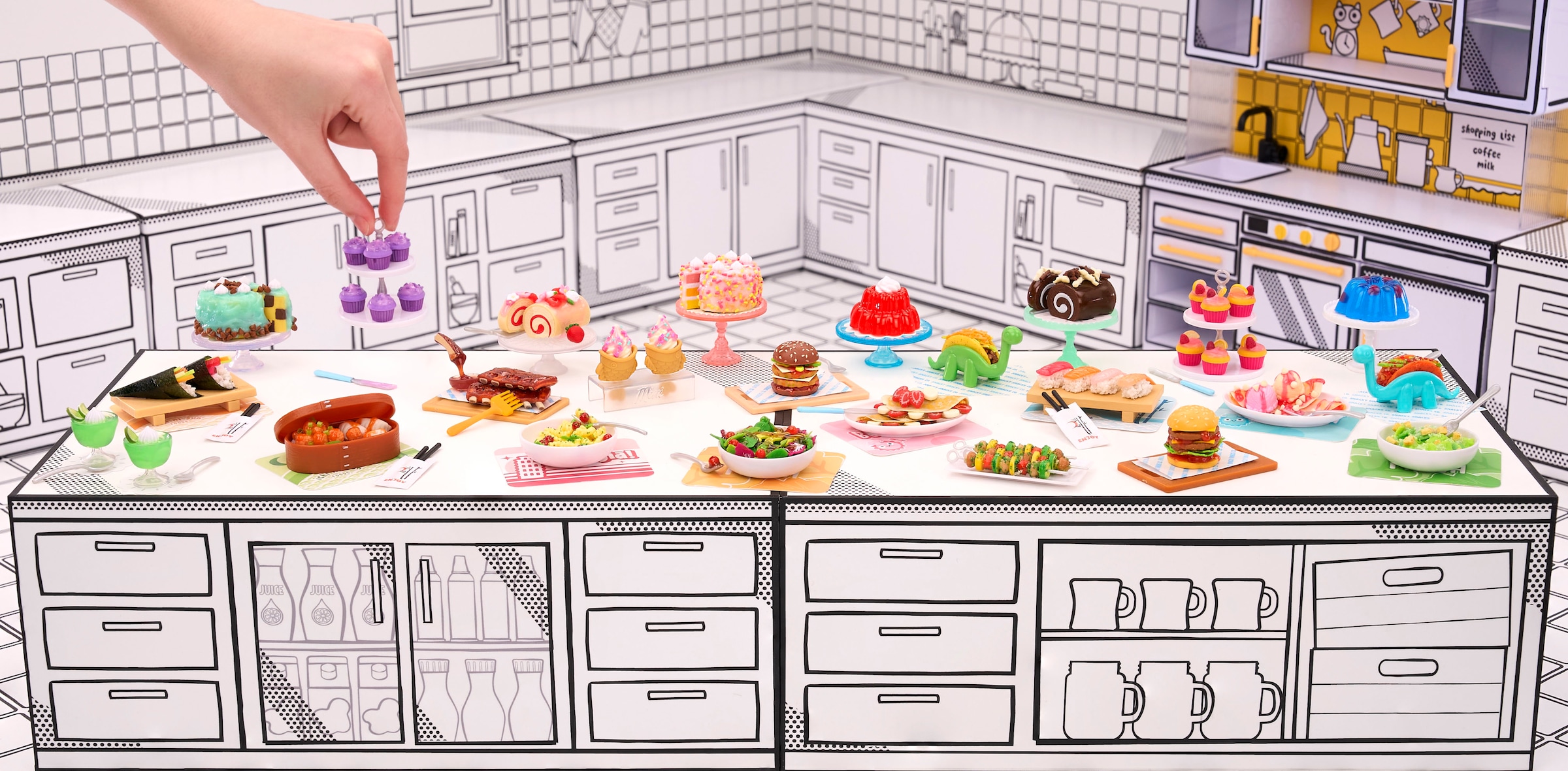 MGA ENTERTAINMENT Kreativset »MGA's Miniverse - Make It Mini Foods: Diner Series 3A«