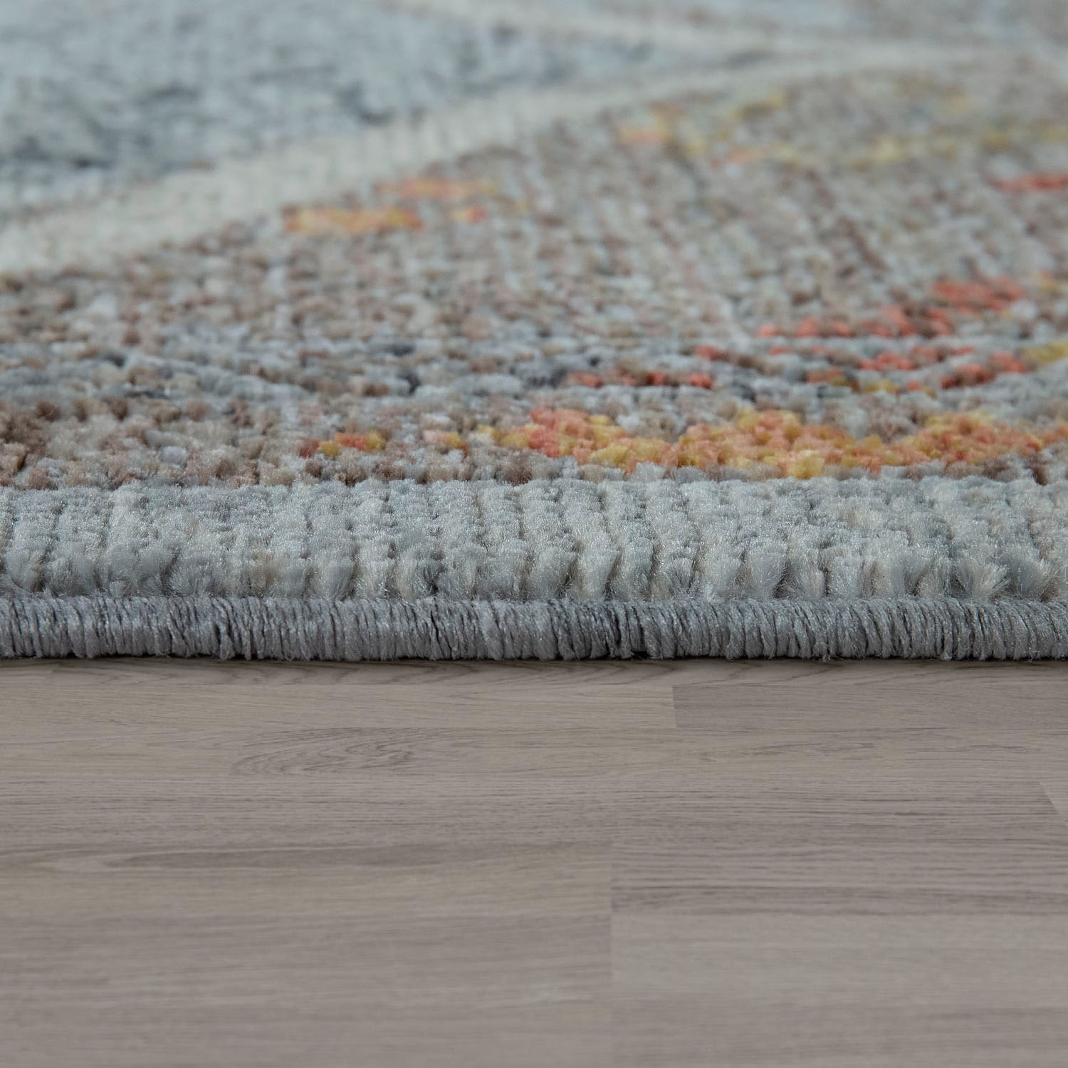 Paco Home Teppich »Pandora 323« rechteckig 5 mm Höhe Kurzflor, Handweb-Optik, Ornamente, mit Fransen