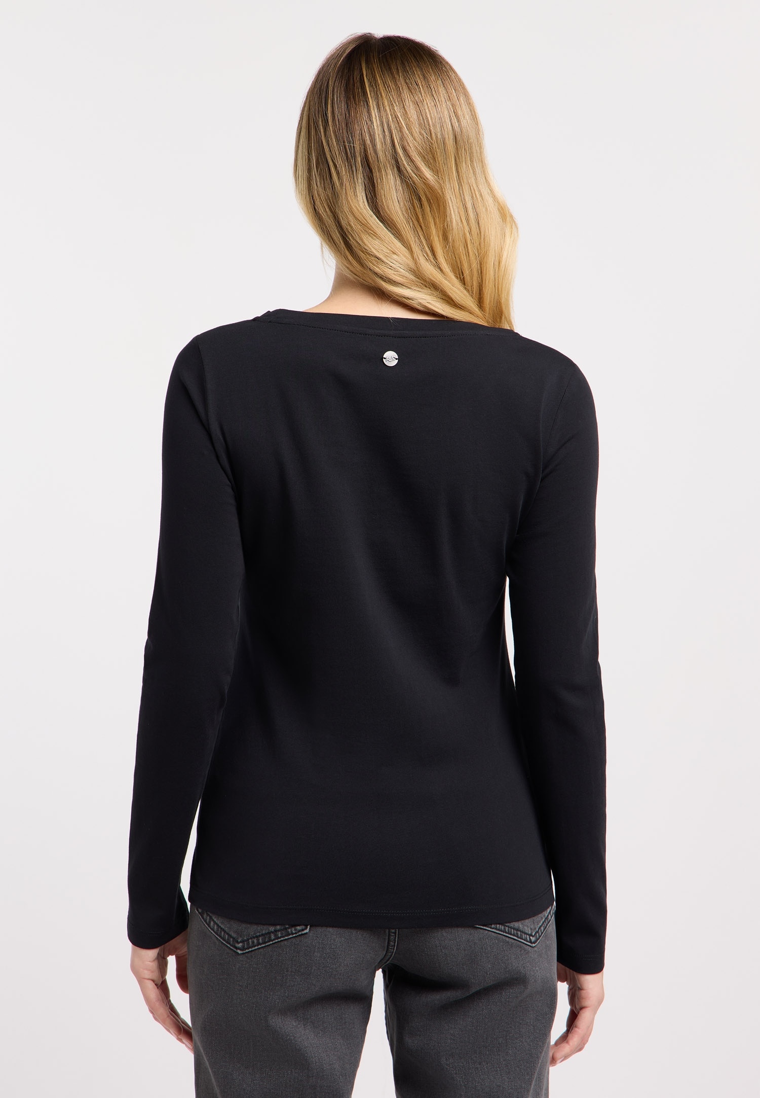 Ragwear Langarmshirt »FLLORAH LONG GOTS« Bestseller aus Single Jersey mit softem Finish und Knöpfen