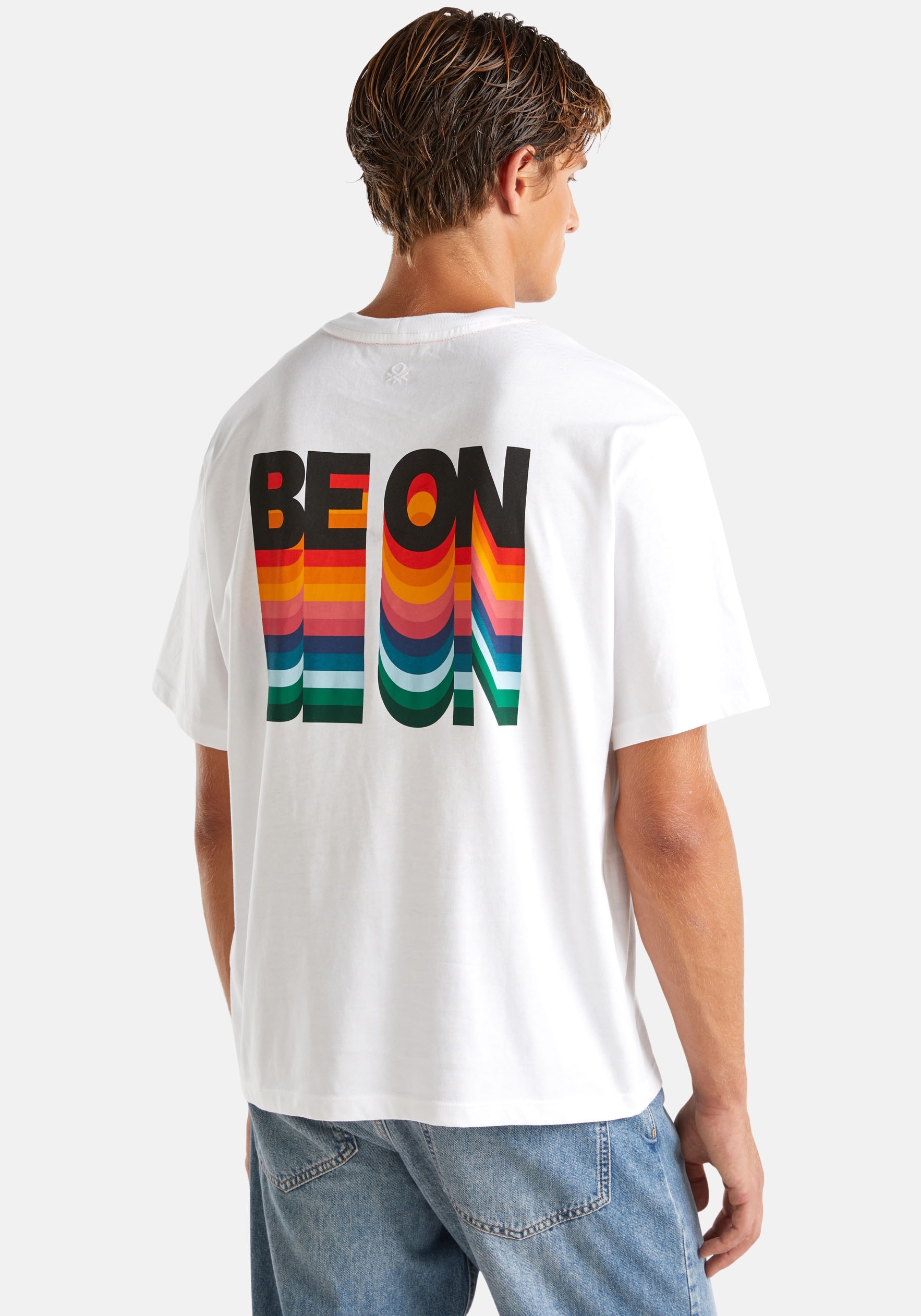 United Colors of Benetton T-Shirt, mit Rückenprint