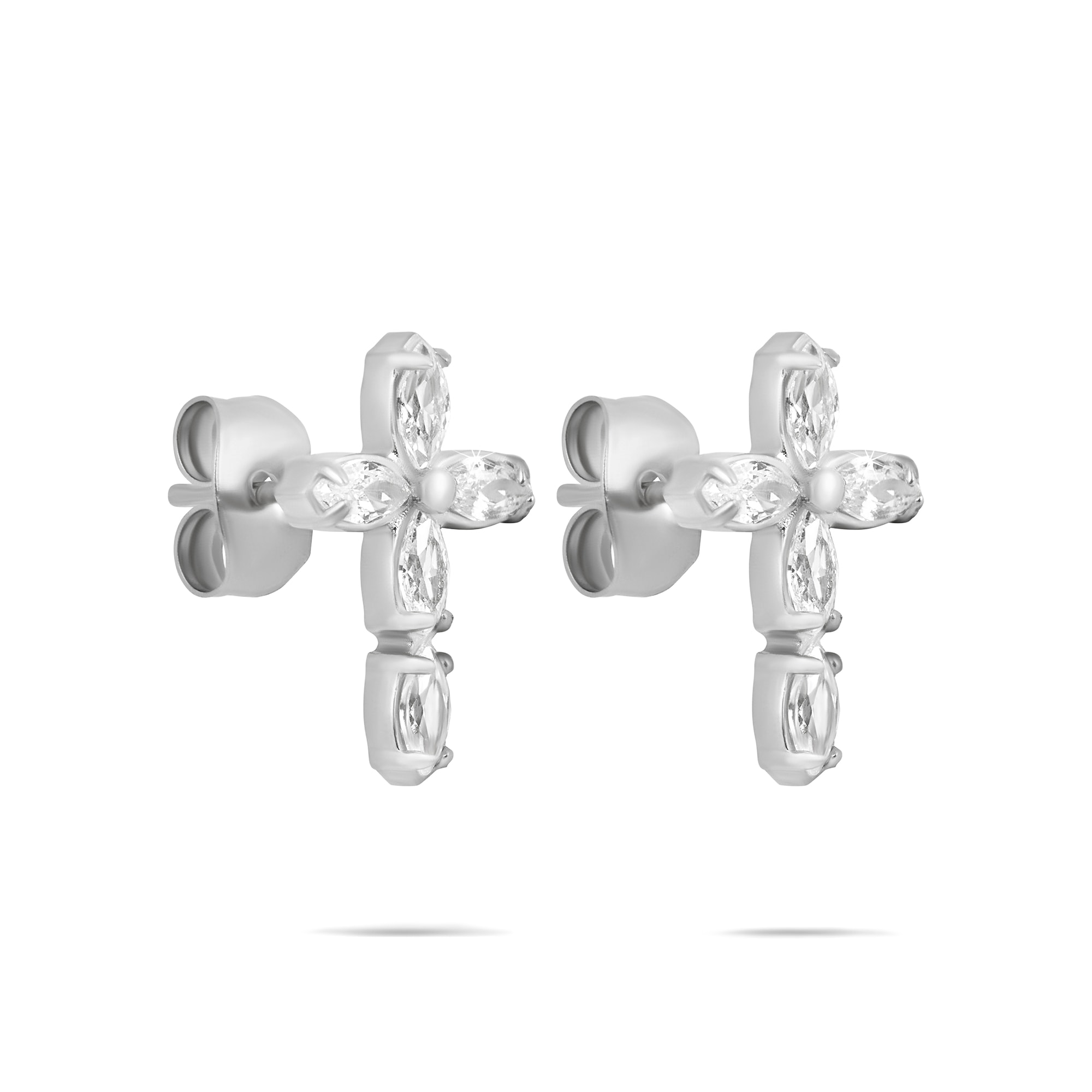 Tamaris Paar Ohrstecker »Cross, Kreuz-Design«