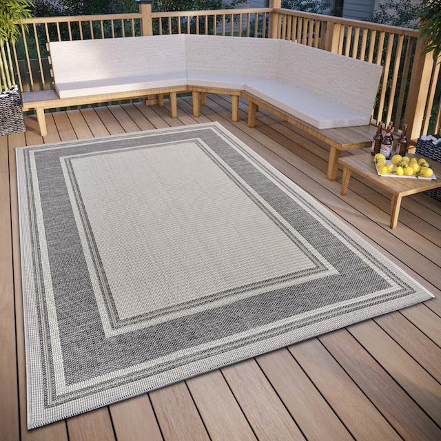 HANSE Home Teppich »Cast«, rechteckig, In-& Outdoor, Wetterfest, Balkon,  Garten, Wohnzimmer, Wasserfest online kaufen