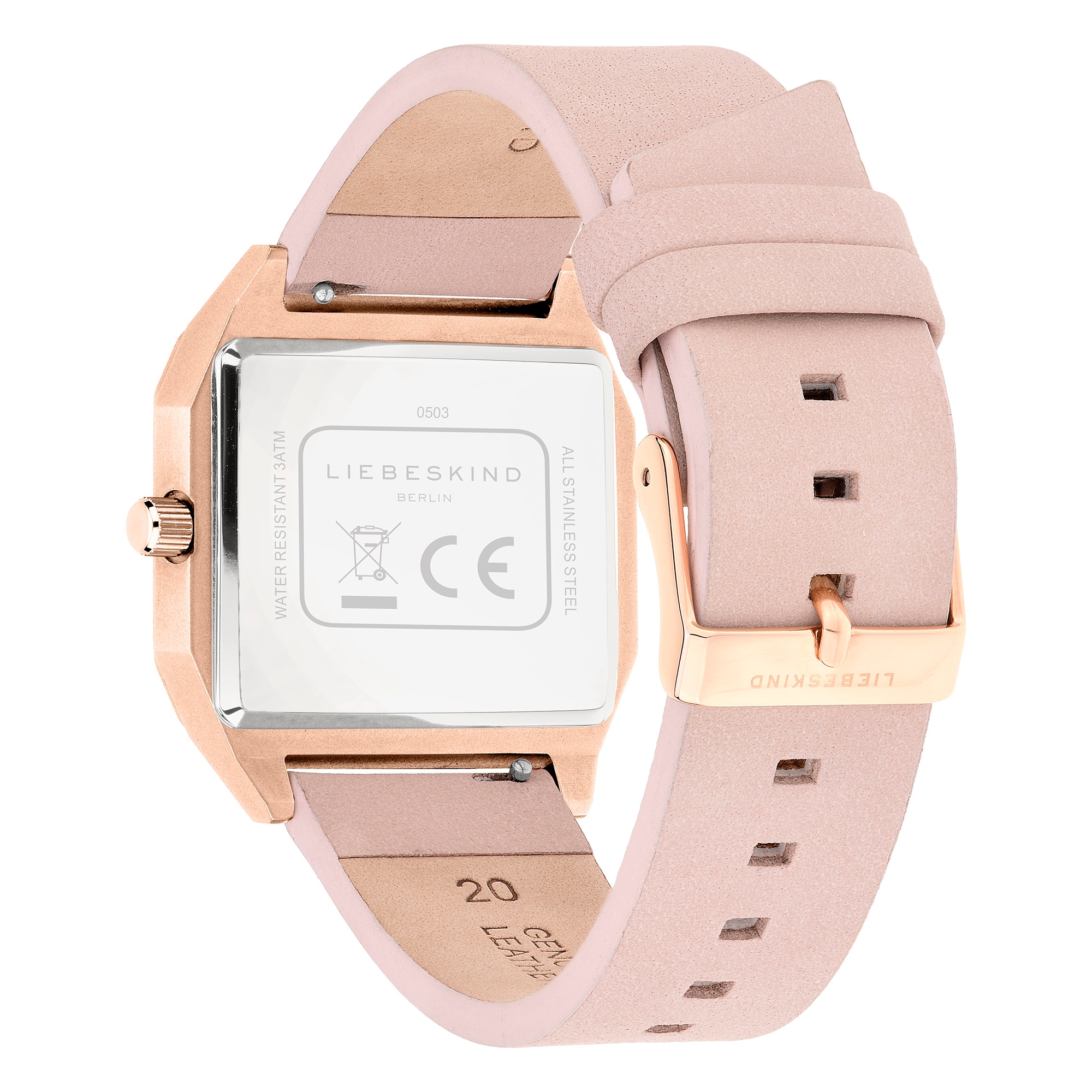 Liebeskind Berlin Quarzuhr »Vinyl Vision« Armbanduhr, Damenuhr, Lederarmband, analog