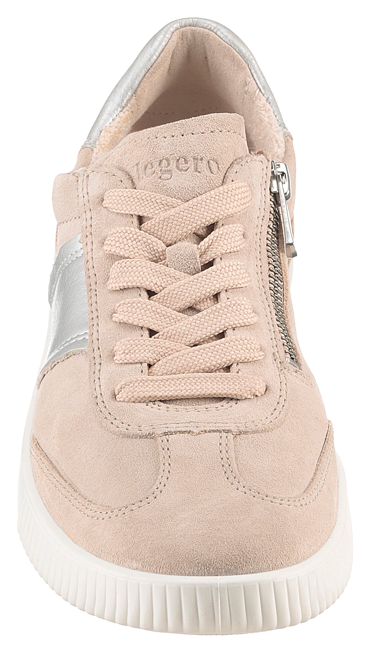 Legero Sneaker »SILENCE«, Retro Sneaker, Schnürschuh mit zusätzlichem Innenreißverschluss
