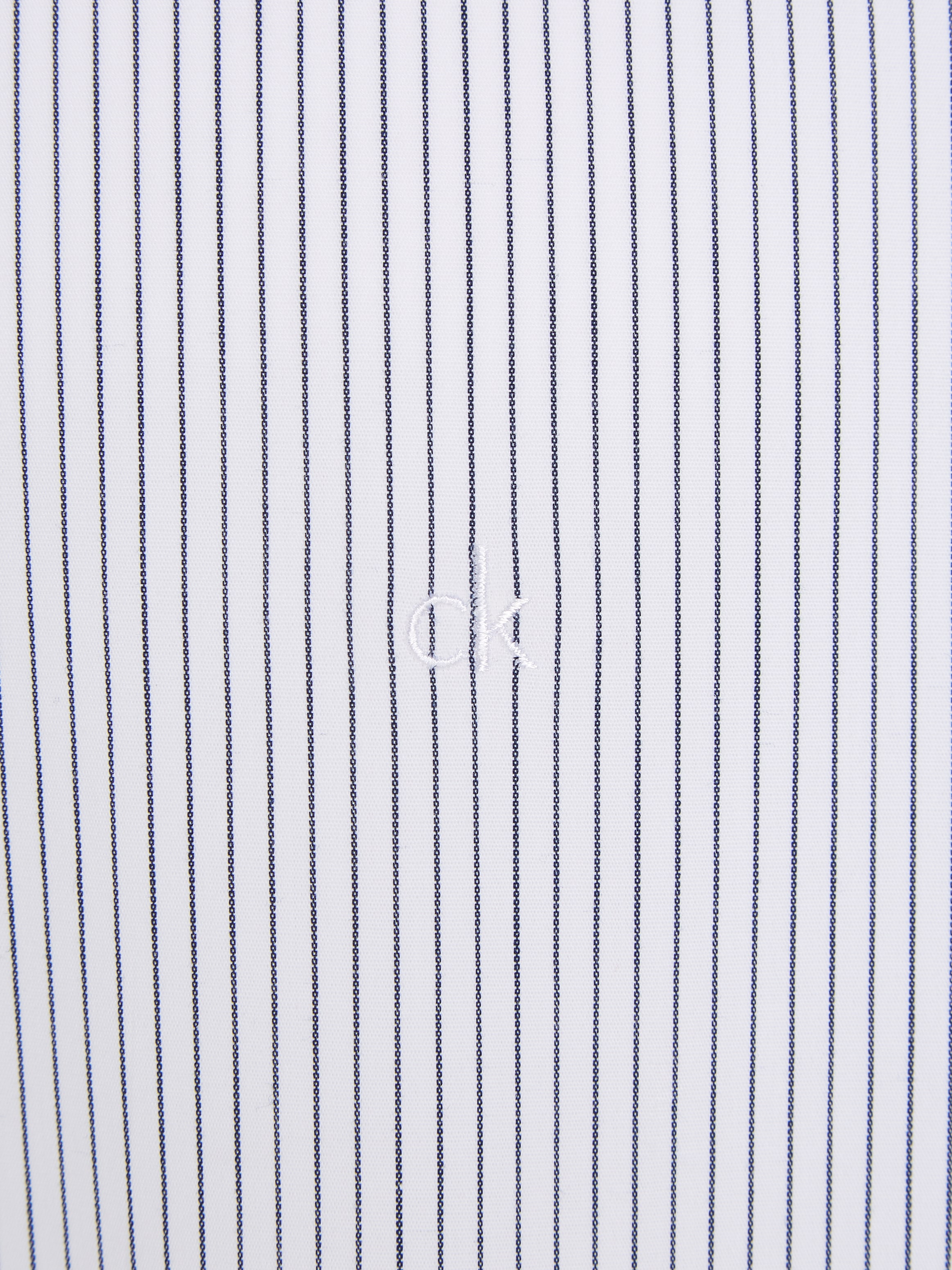 Calvin Klein Langarmhemd »POPLIN STRIPE SLIM SHIRT«, in gesteifter Optik