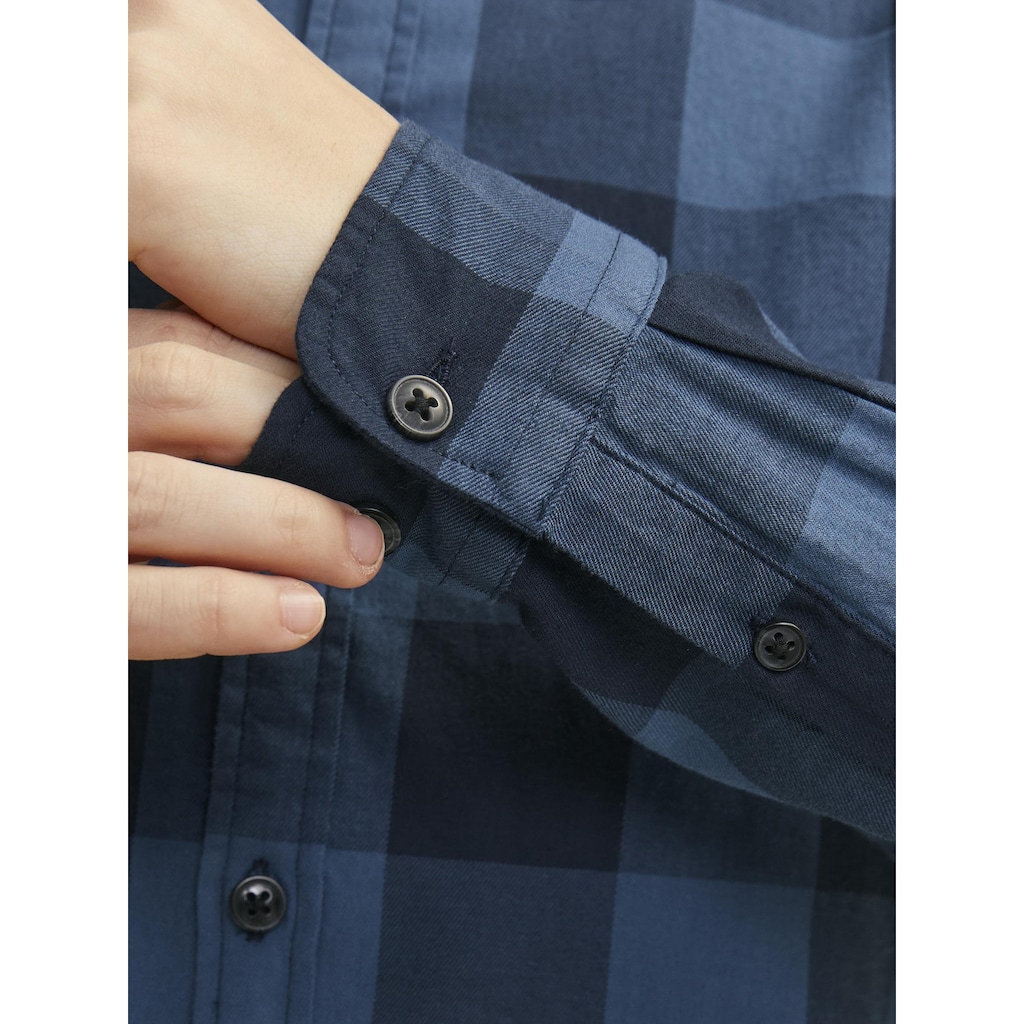 Jack & Jones Junior Karohemd »JJEGINGHAM TWILL SHIRT L/S NOOS JNR«