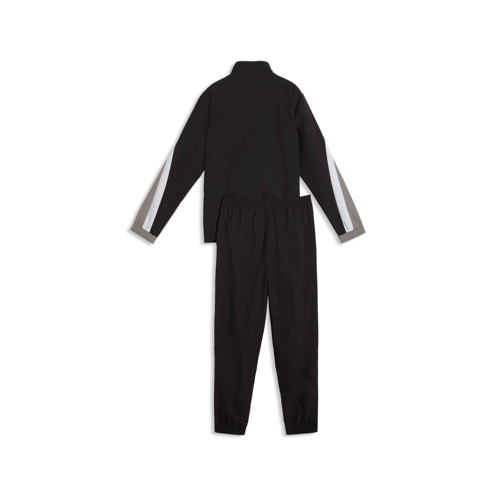 PUMA Jogginganzug »ESS BLOCK WOVEN SUIT B« 2 2-teiliges Set, mit Reißverschluss am Oberteil, windabweisend