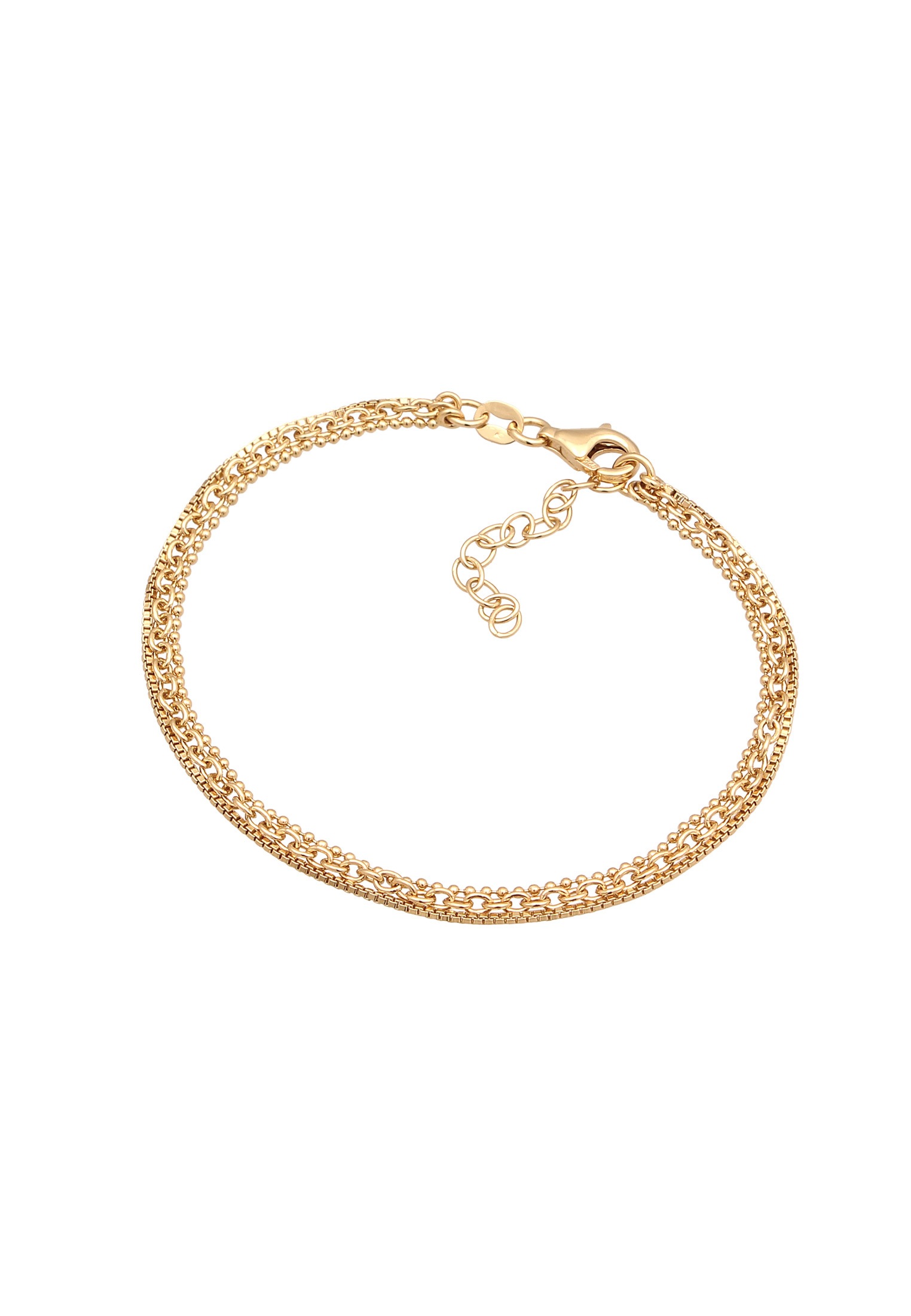 Elli Armkette »Armband Layer Lagenlook 925 Sterling Silber«