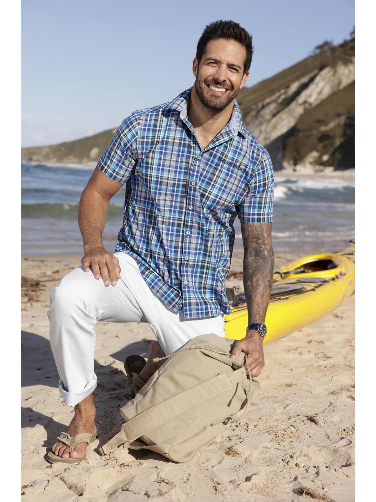 Jan Vanderstorm Kurzarmhemd »Doppelpack Hemd DANKWARD«