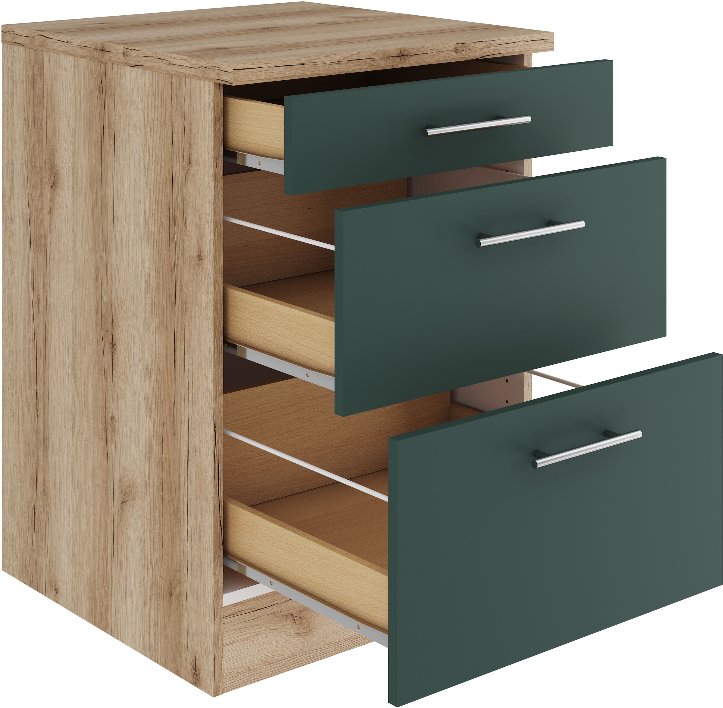 OPTIFIT Unterschrank »Bella«, Breite 60 cm, 2 Auszüge, 1 Schubkasten