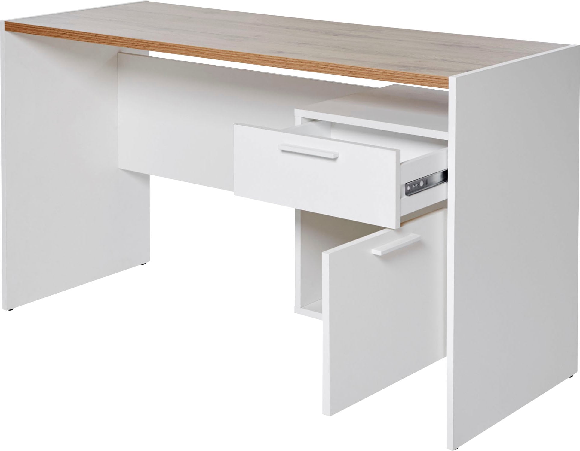 Jahnke Schreibtisch »ML C 130«, Breite 123,5 cm, wechselseitig montierbar  online bestellen | UNIVERSAL