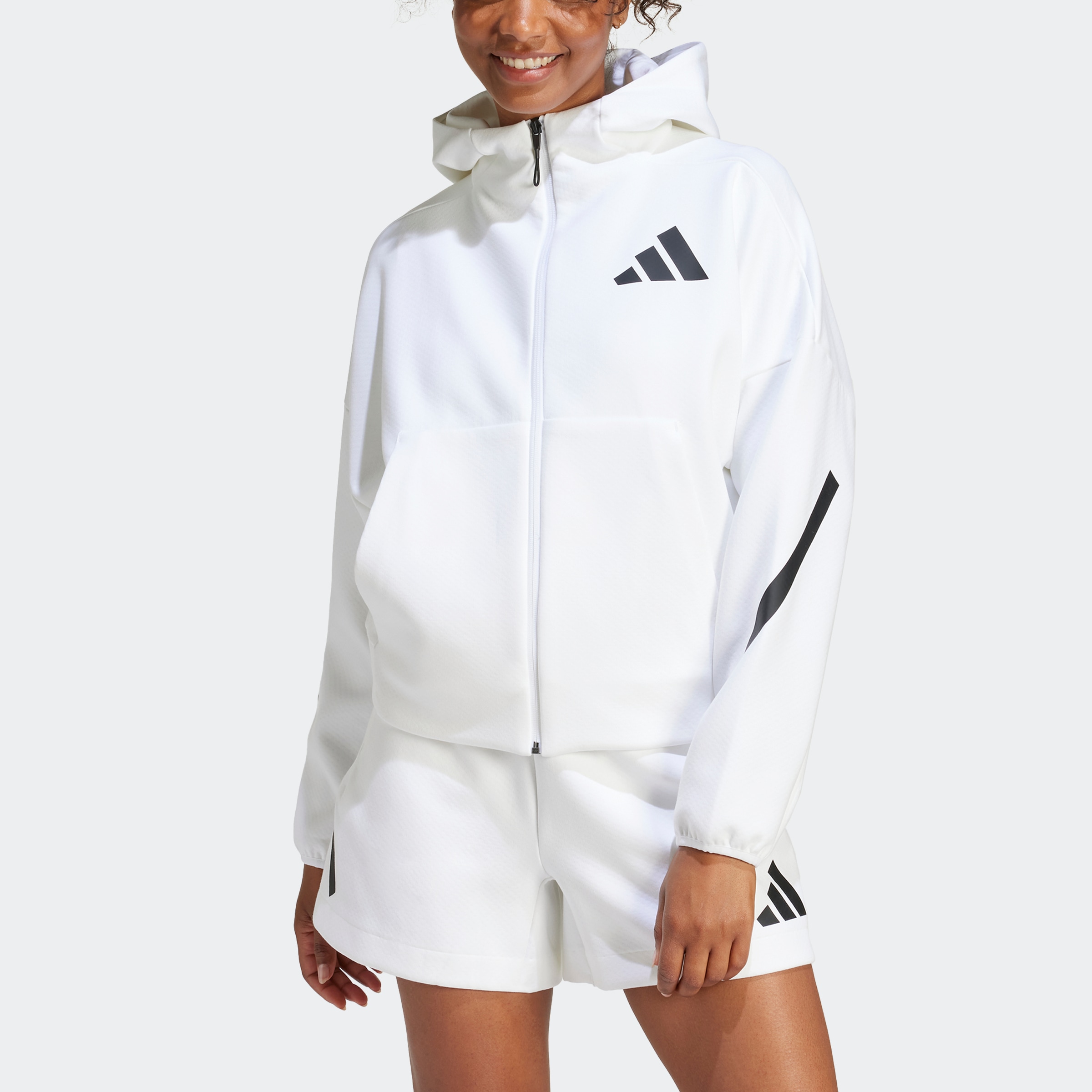 adidas Sportswear Kapuzensweatshirt »W Z.N.E. FZ«