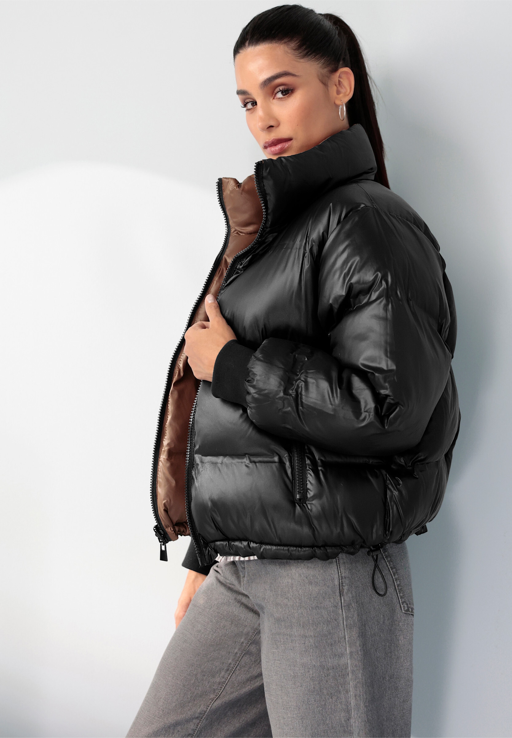 heine Steppjacke »Wendejacke Steppjacke zum Wenden« ohne Kapuze