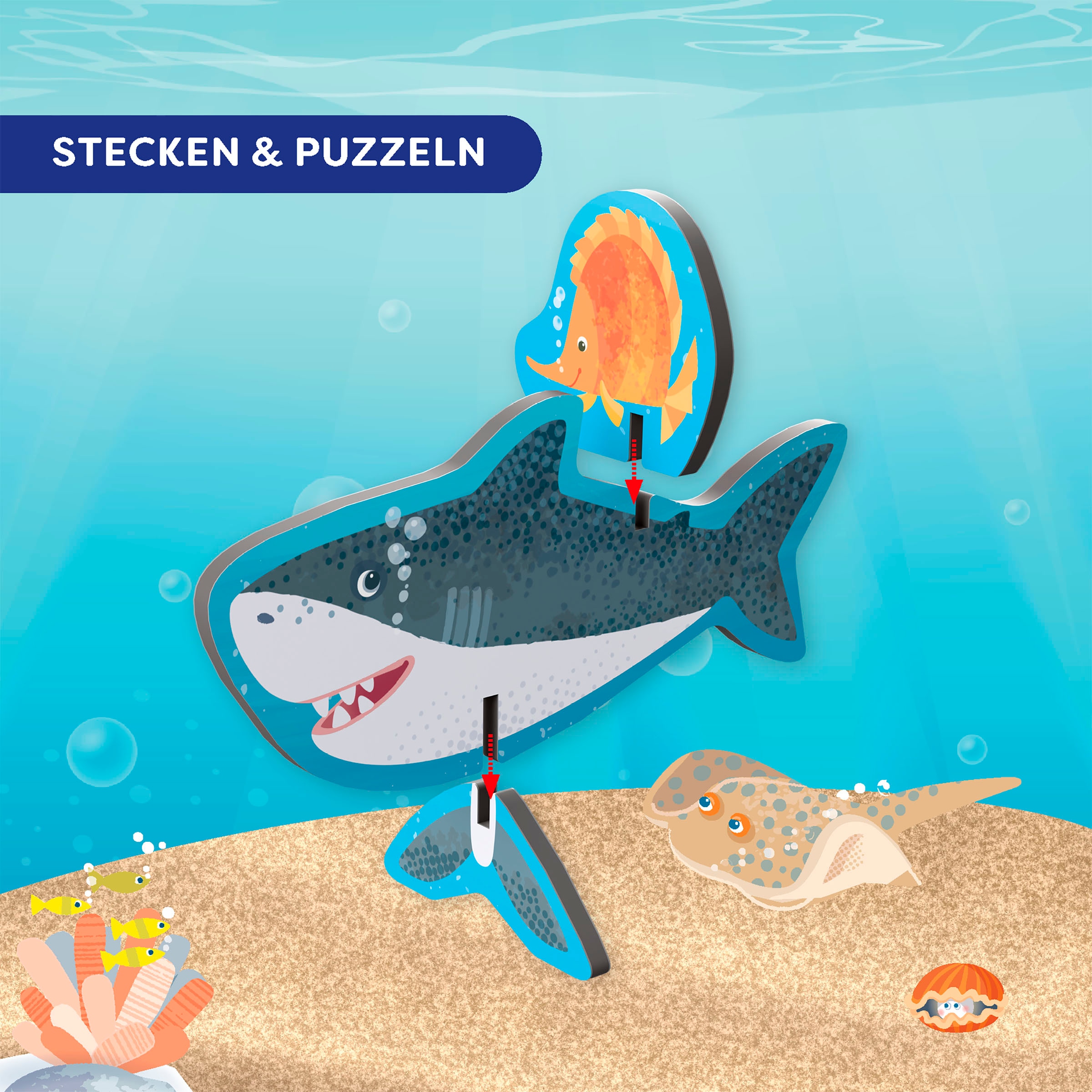 Haba Puzzle »3D Spielwelt Unterwasser«