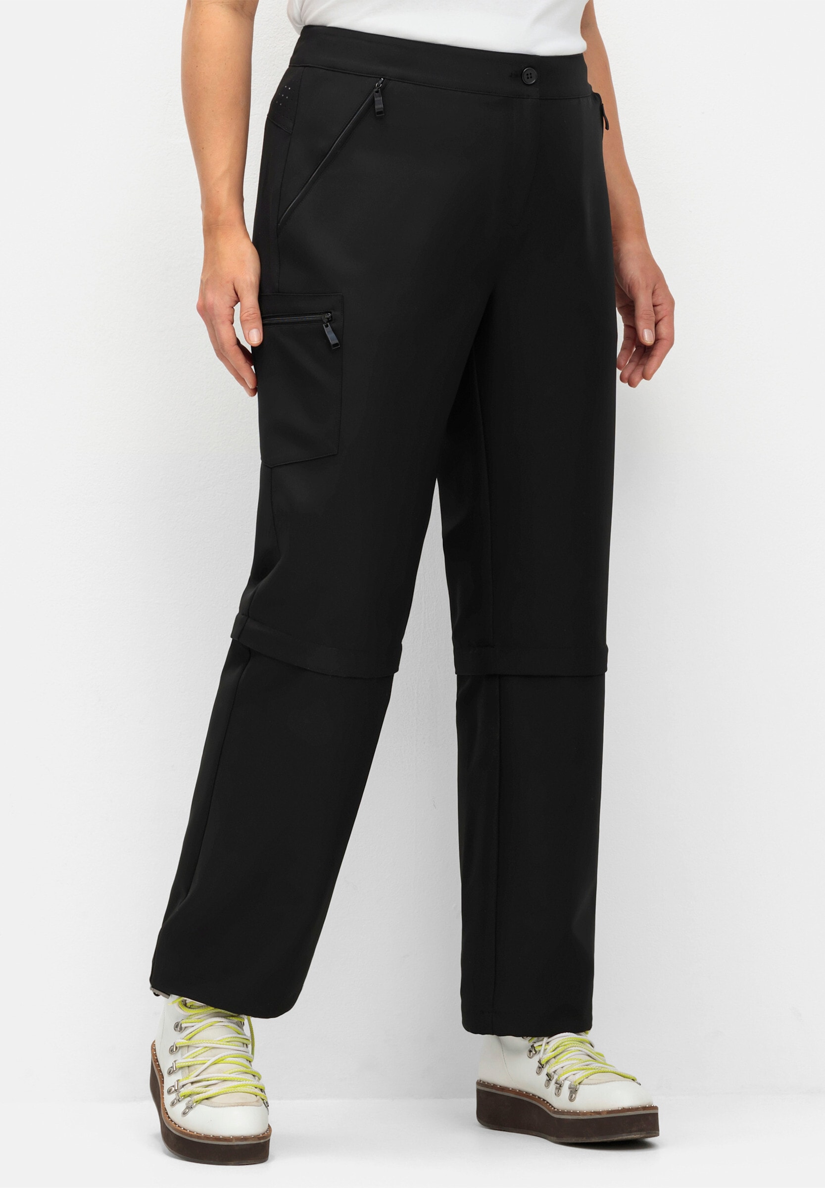 Sheego Funktionshose »Wanderhose Funktionshose mit Zipp-off-Bein, auf Caprilänge kürzbar«  mit Zipp-off-Bein, auf Caprilänge kürzbar