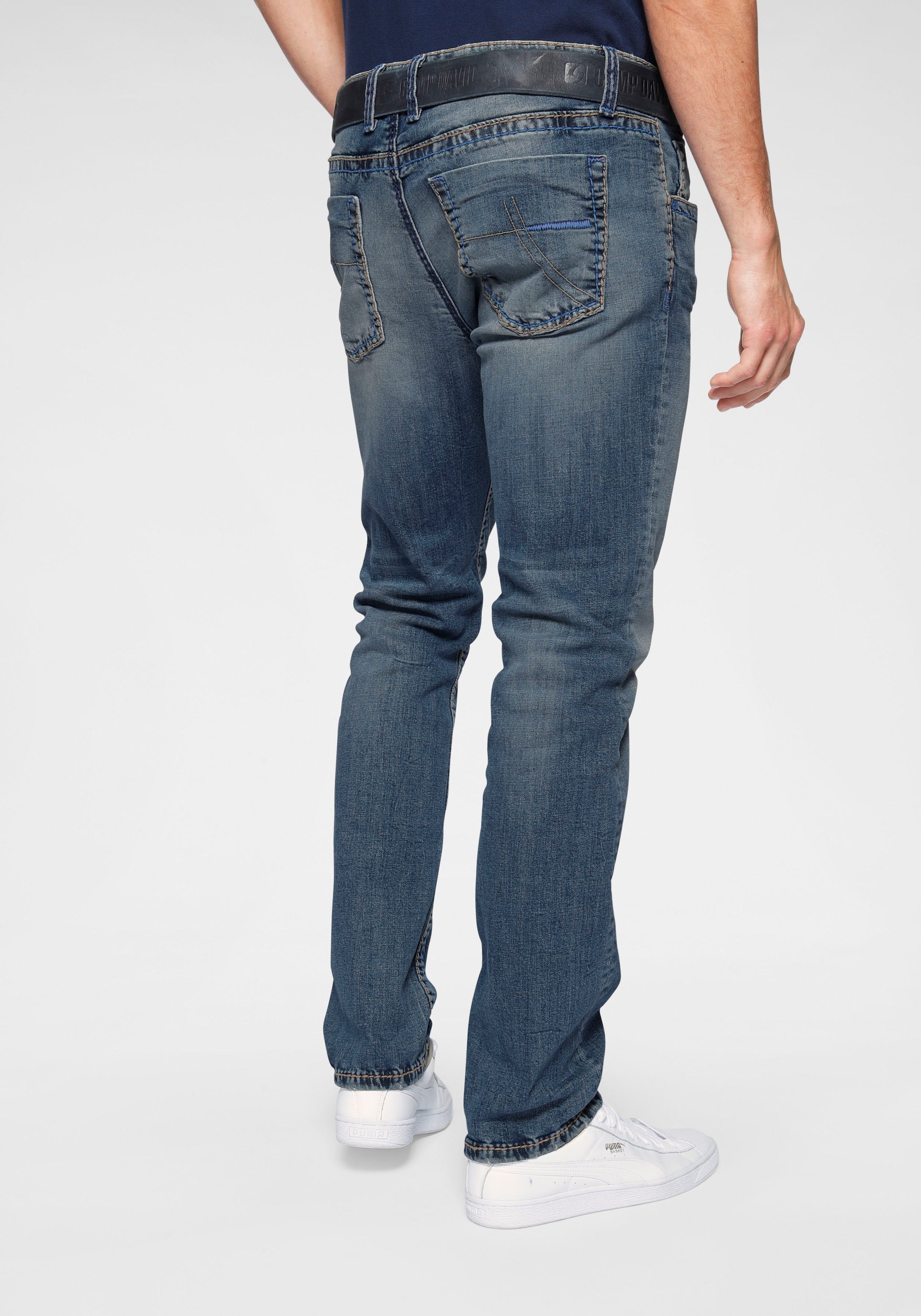 Straight-Jeans »NI:CO:R611«, mit markanten Steppnähten