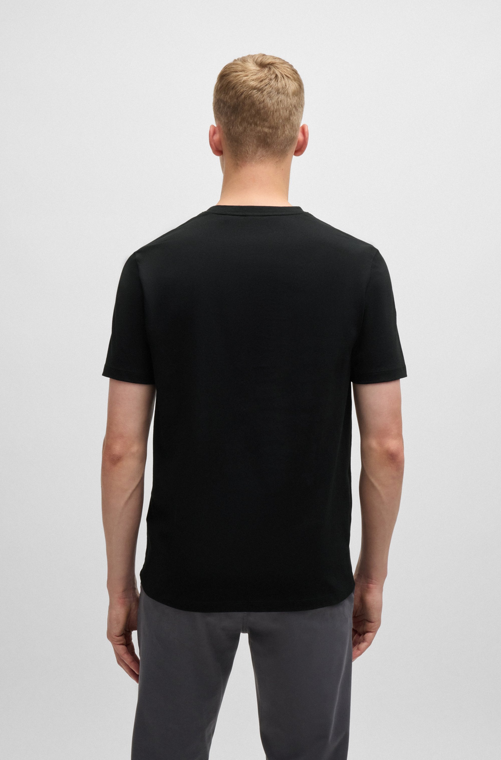 BOSS ORANGE T-Shirt »Tales Regular Fit« 100% Baumwolle BOSS Logo Patch Rundhals