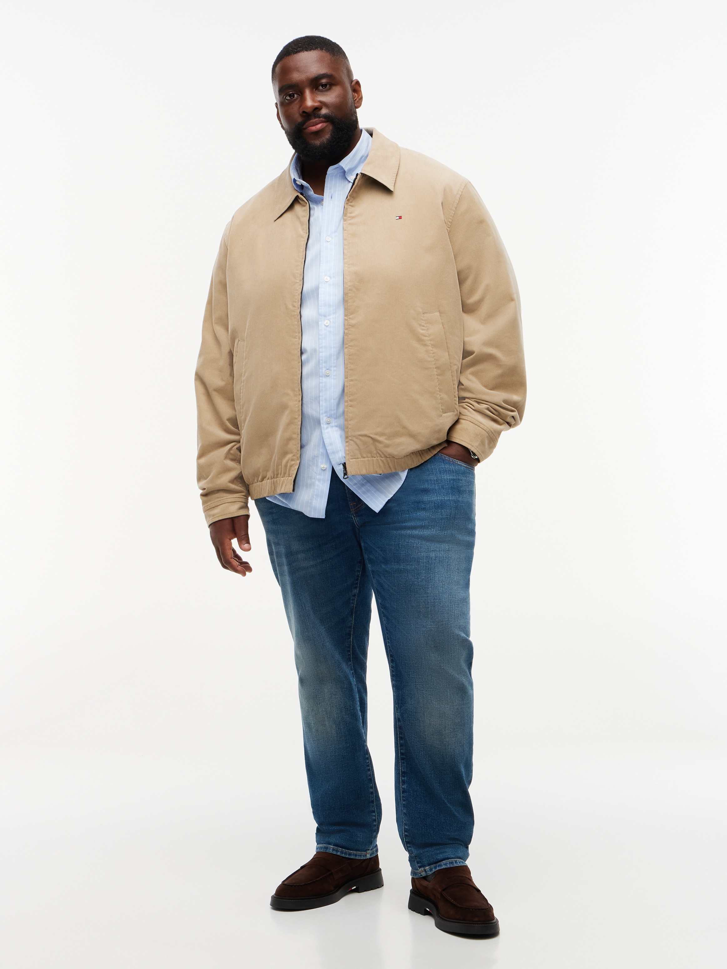Tommy Hilfiger Big & Tall Wendejacke »BT-REVERSIBLE CORDUROY IVY« Große Größen, elastischer Bund