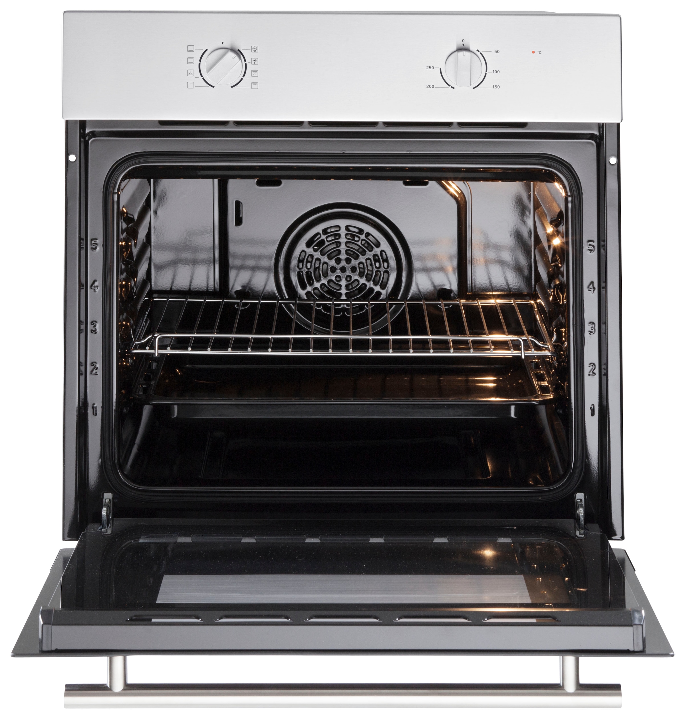 KOCHSTATION Küchenzeile »KS-Tulsa« mit E-Geräten, Breite 380 cm, schwarze Metallgriffe, MDF Fronten