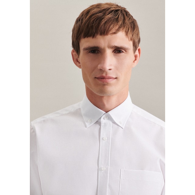 seidensticker Businesshemd »Regular«, Regular Langarm Button-Down-Kragen Uni  bei ♕