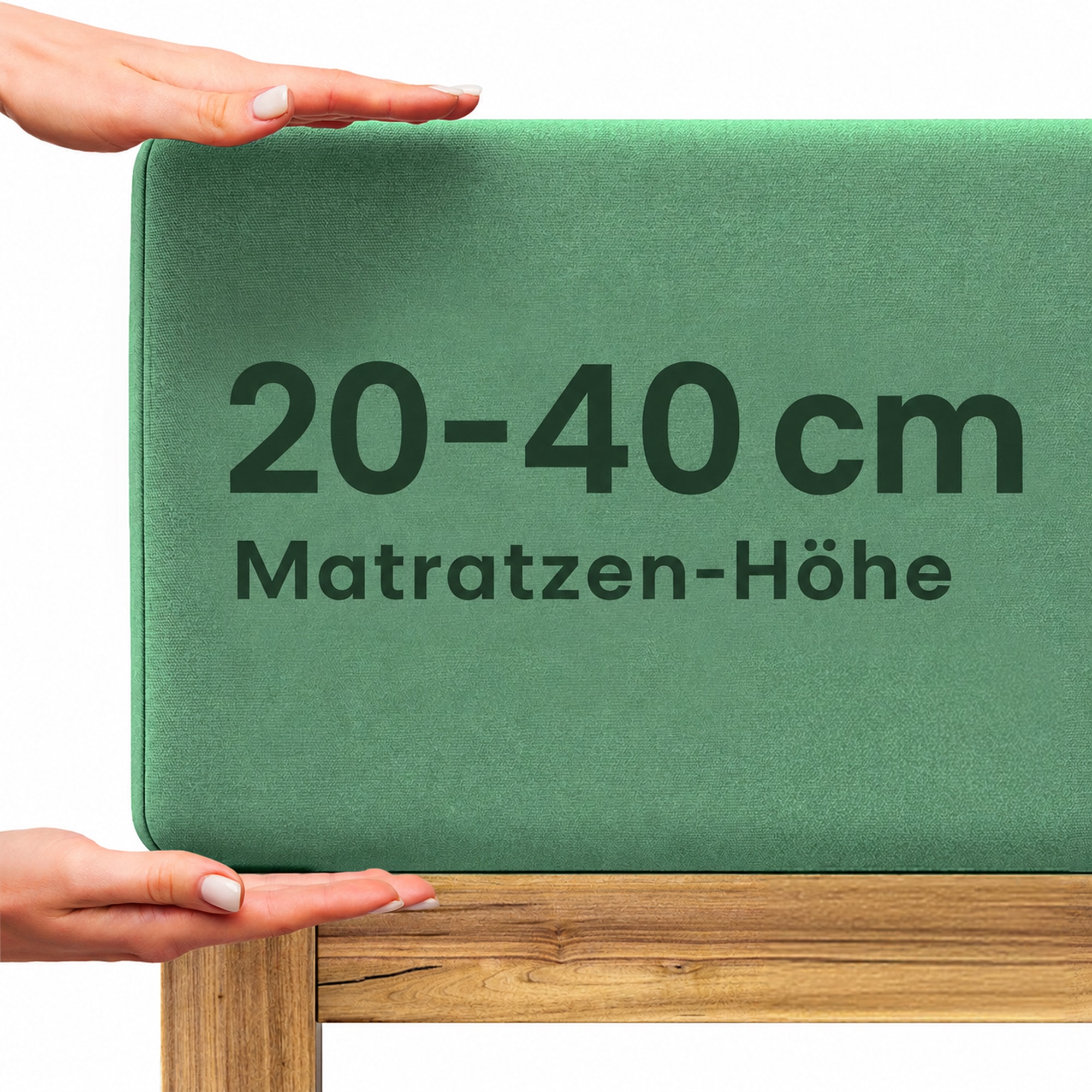 Wolkenfeld Spannbettlaken »Boxspringbett Bettlaken - Spannbetttuch für Matratzen bis 40cm« Elastisch & Rutschfest: 90x200, 140x200, 160x200, 180x200 & Übergrößen