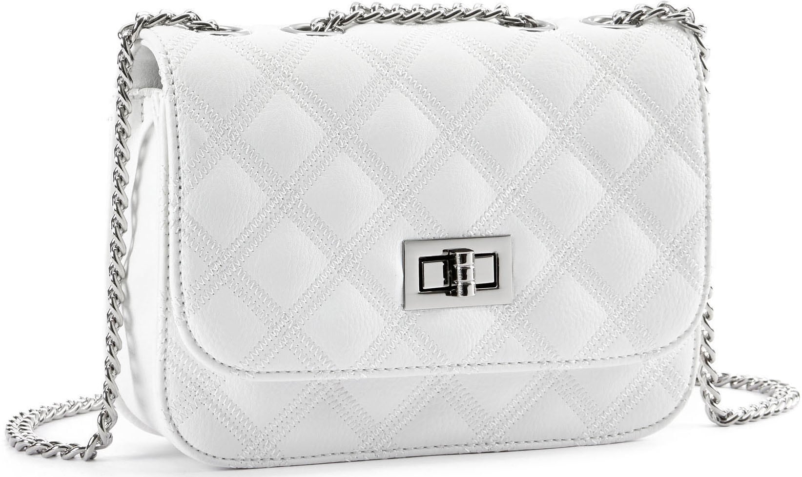 LASCANA Umhängetasche »Minibag«, Handtasche, Henkeltasche mit Kettenhenkel, Crossbody Bag VEGAN