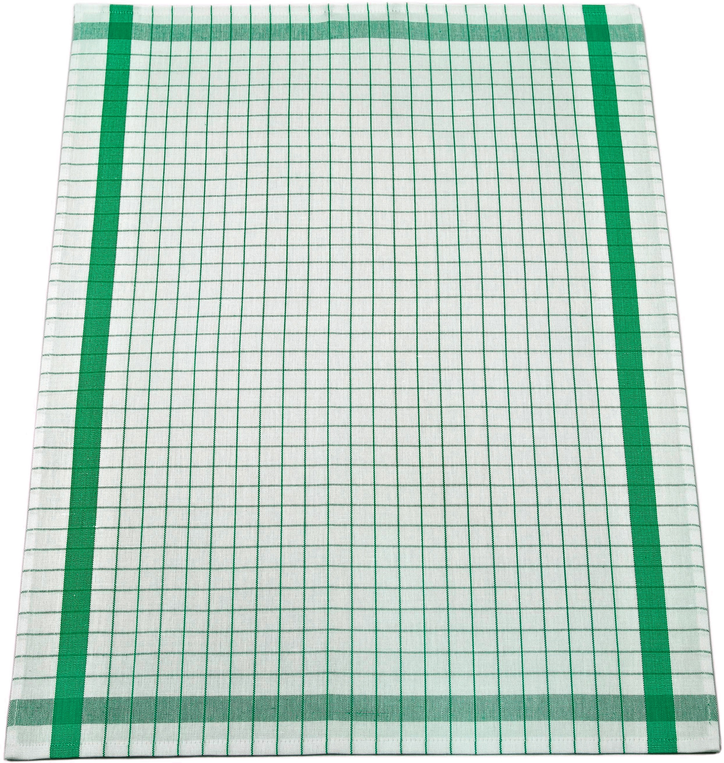 ROSS Geschirrtuch »Exclusiv« Karofond, 50% Baumwolle, 50% Leinen, 50x70 cm