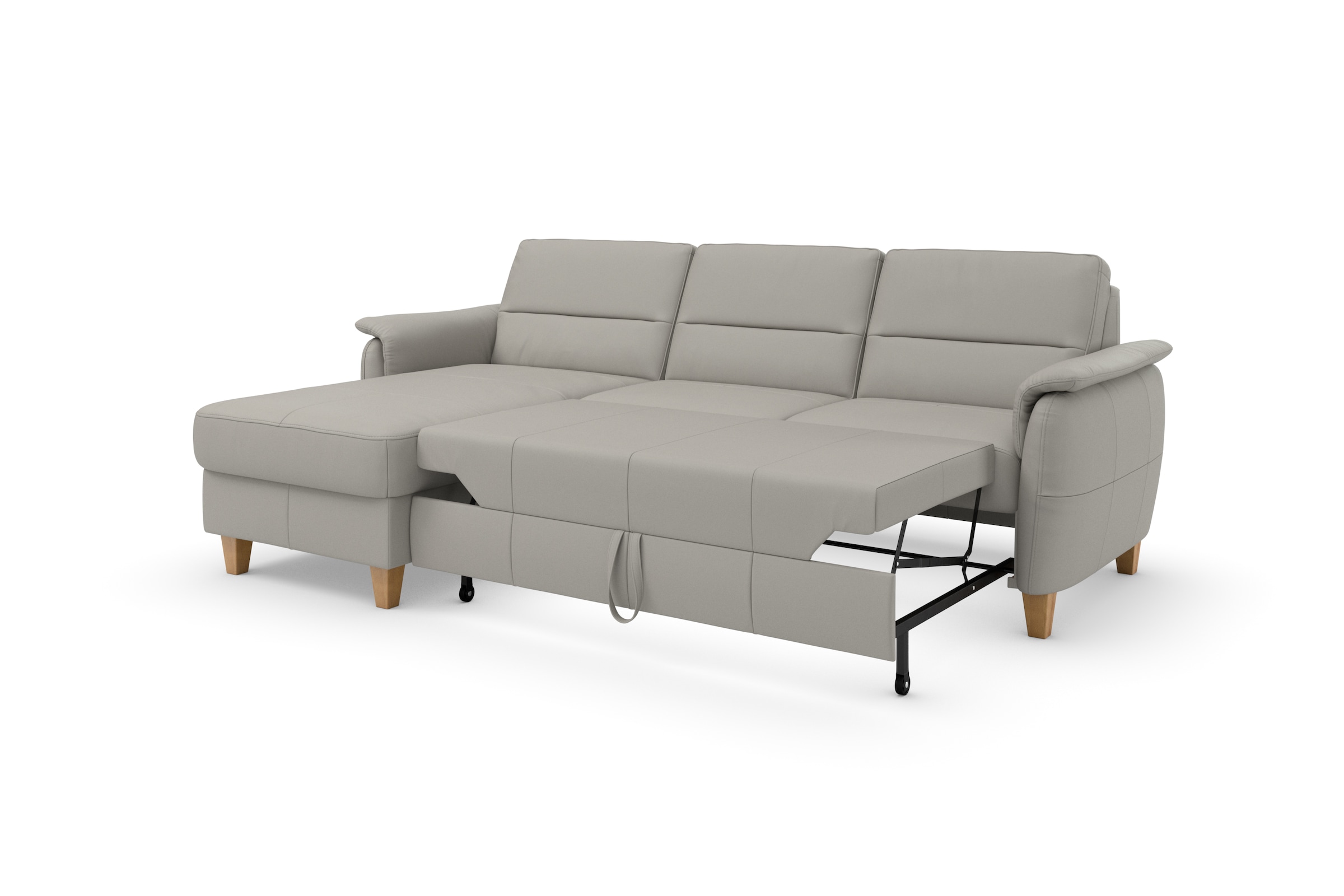 Home affaire Ecksofa »Palmera L-Form«, Federkern, wahlweise mit Bettfunktion und mit/ohne Bettkasten
