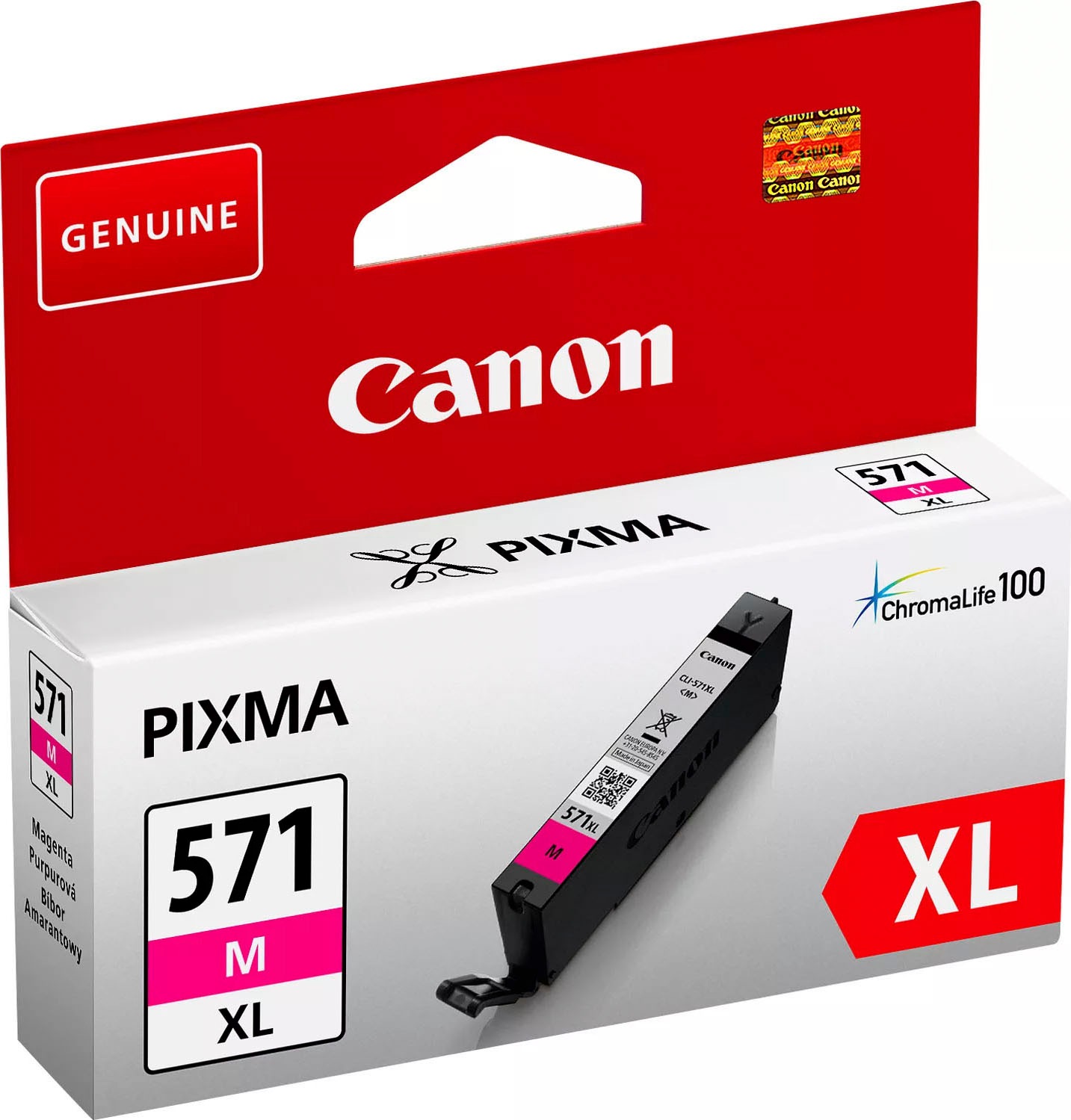Canon Tintenpatrone »CLI-571XL M«, original Druckerpatrone 571 magenta XL