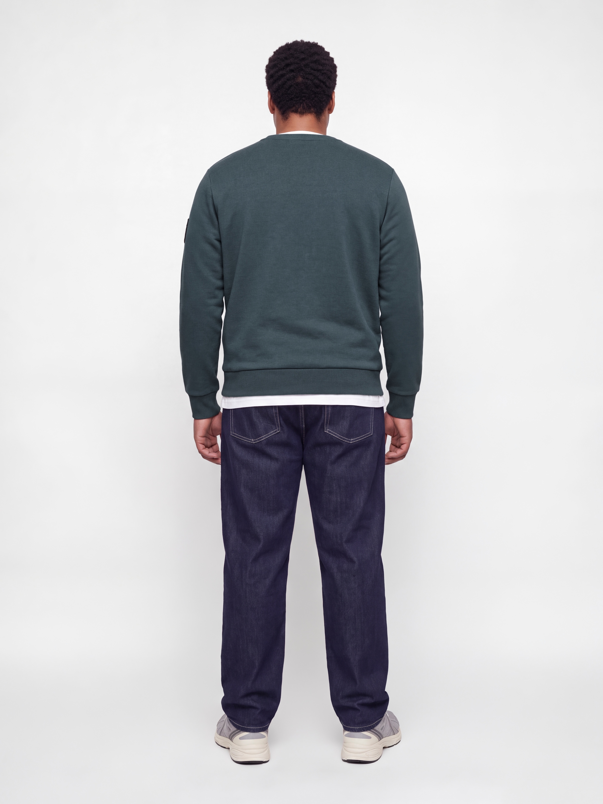 Jack & Jones PlusSize Sweatshirt »JJCLEVELAND SWEAT CREW NECK PLS«, Materialmix, regular fit
