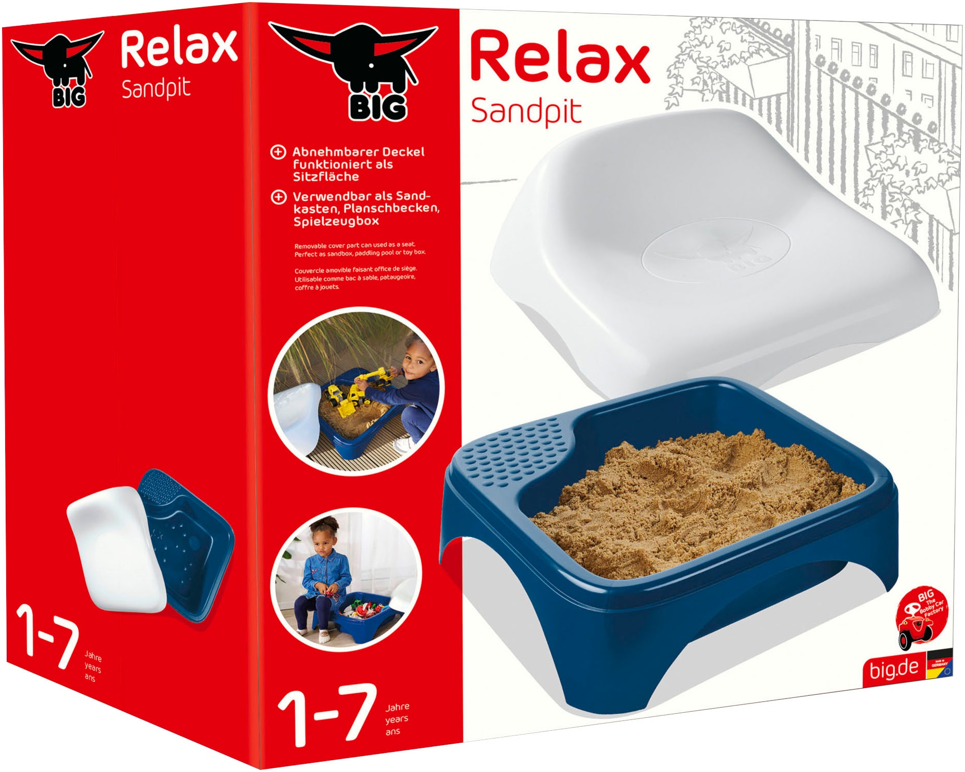 BIG Sandkasten »BIG Relax Sandkasten«, Made in Germany